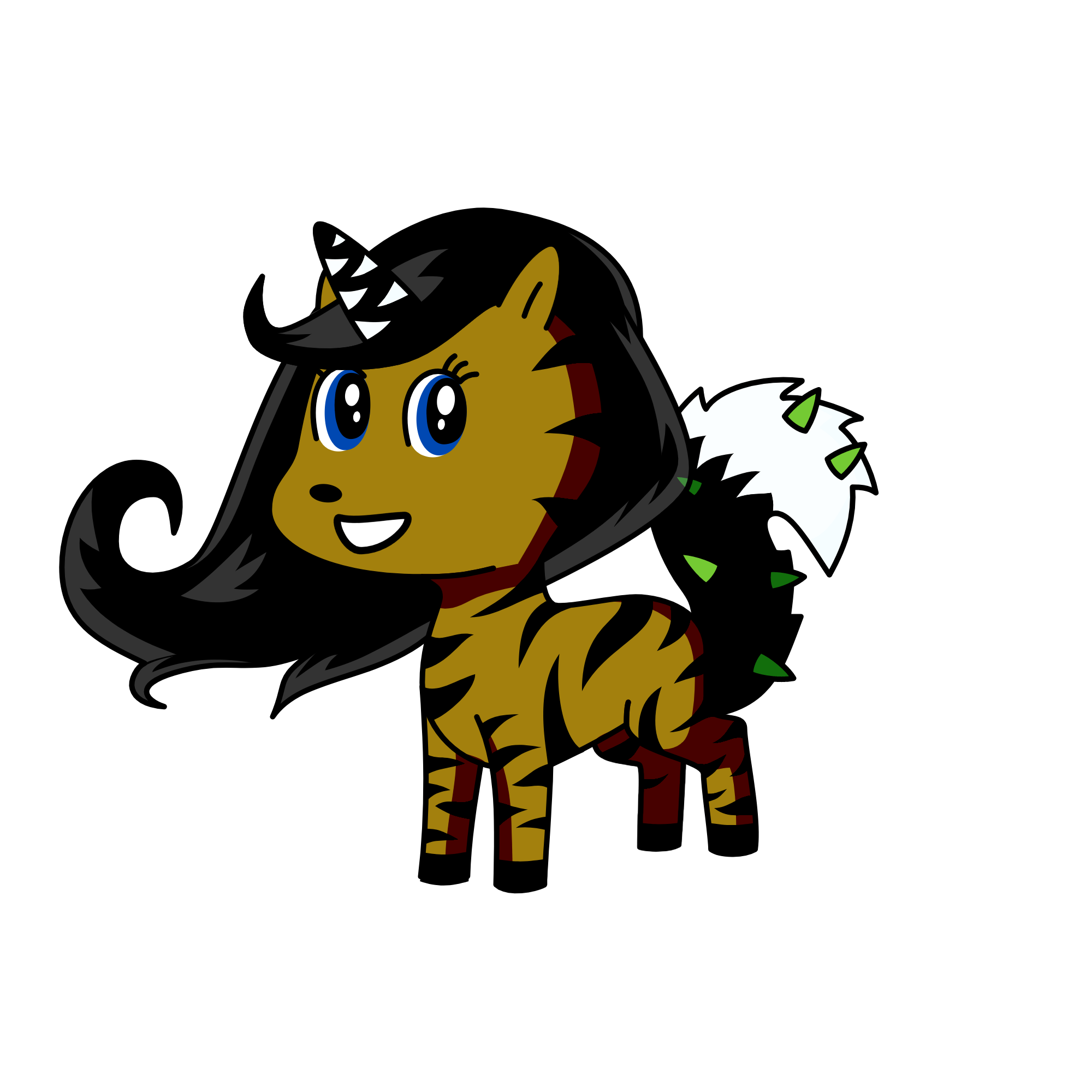 tiger, the unicorn