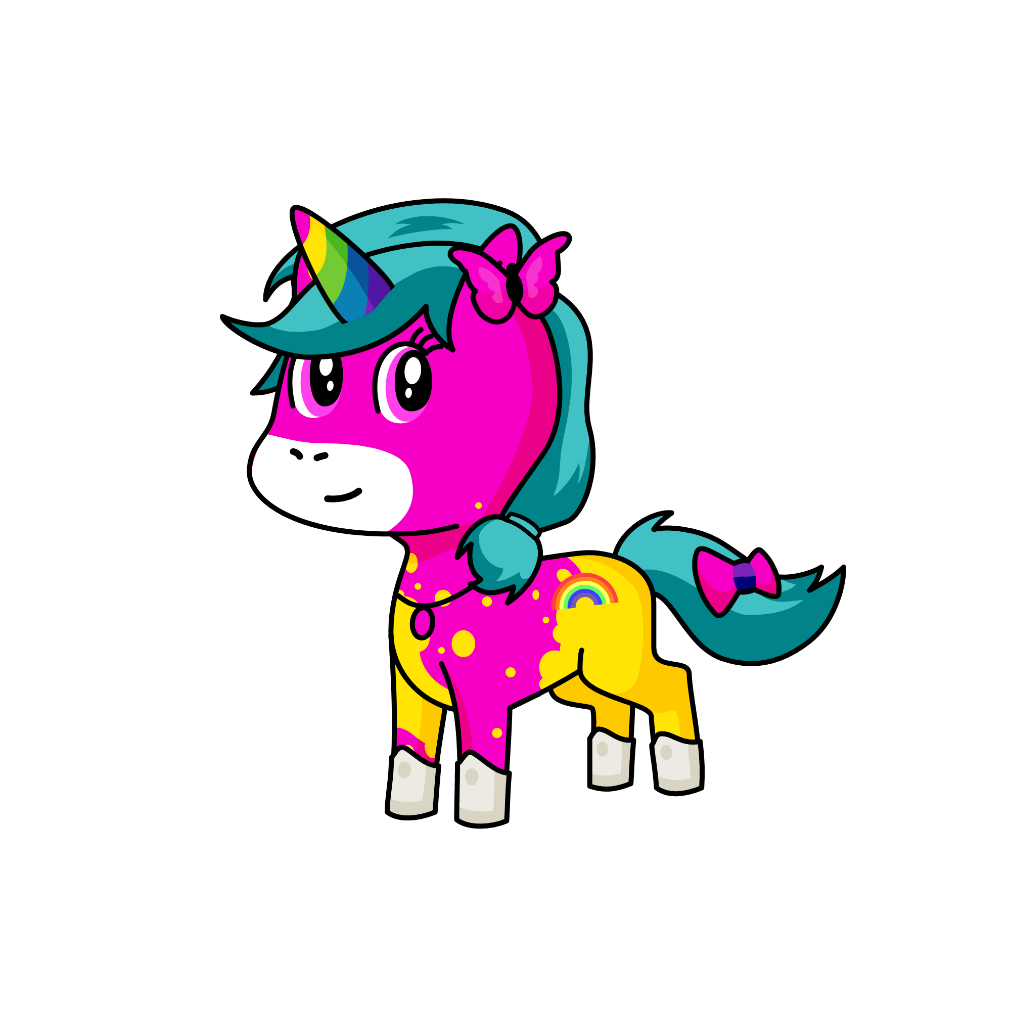 Peony, the unicorn