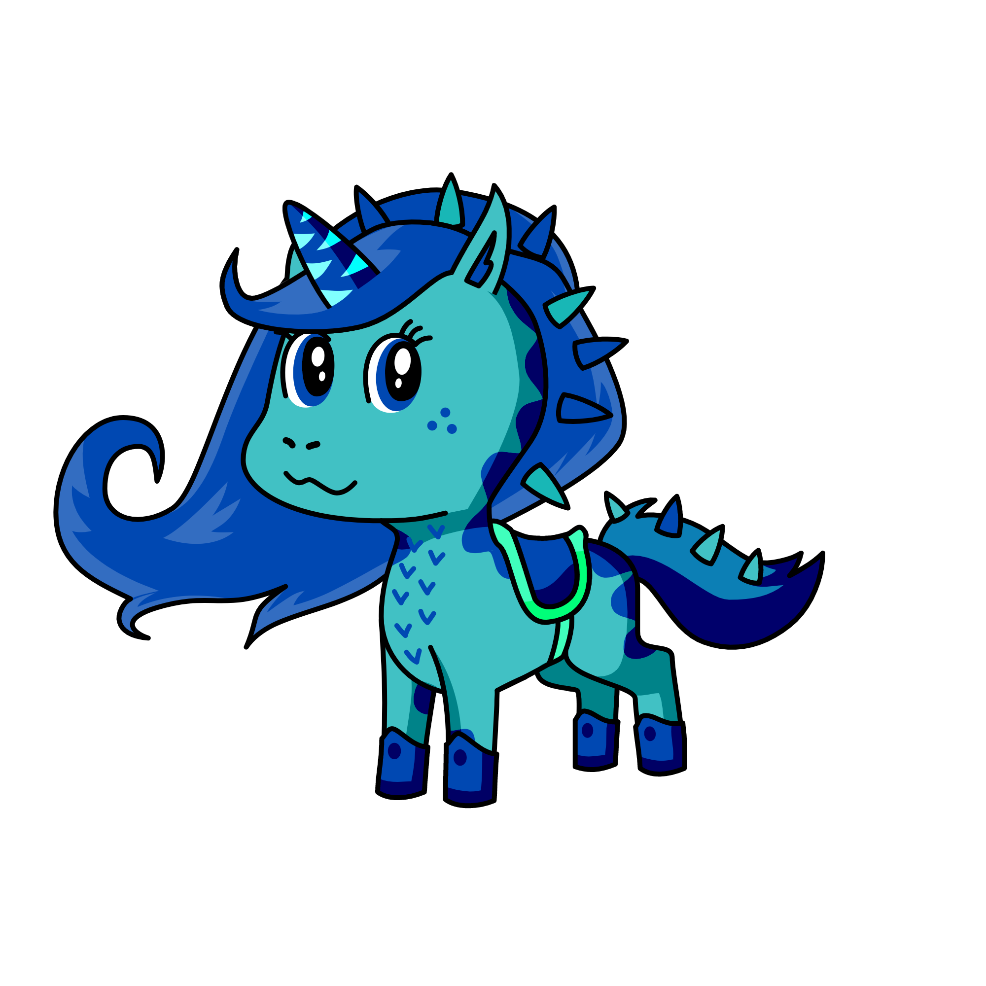 The cold Unicorn, the unicorn