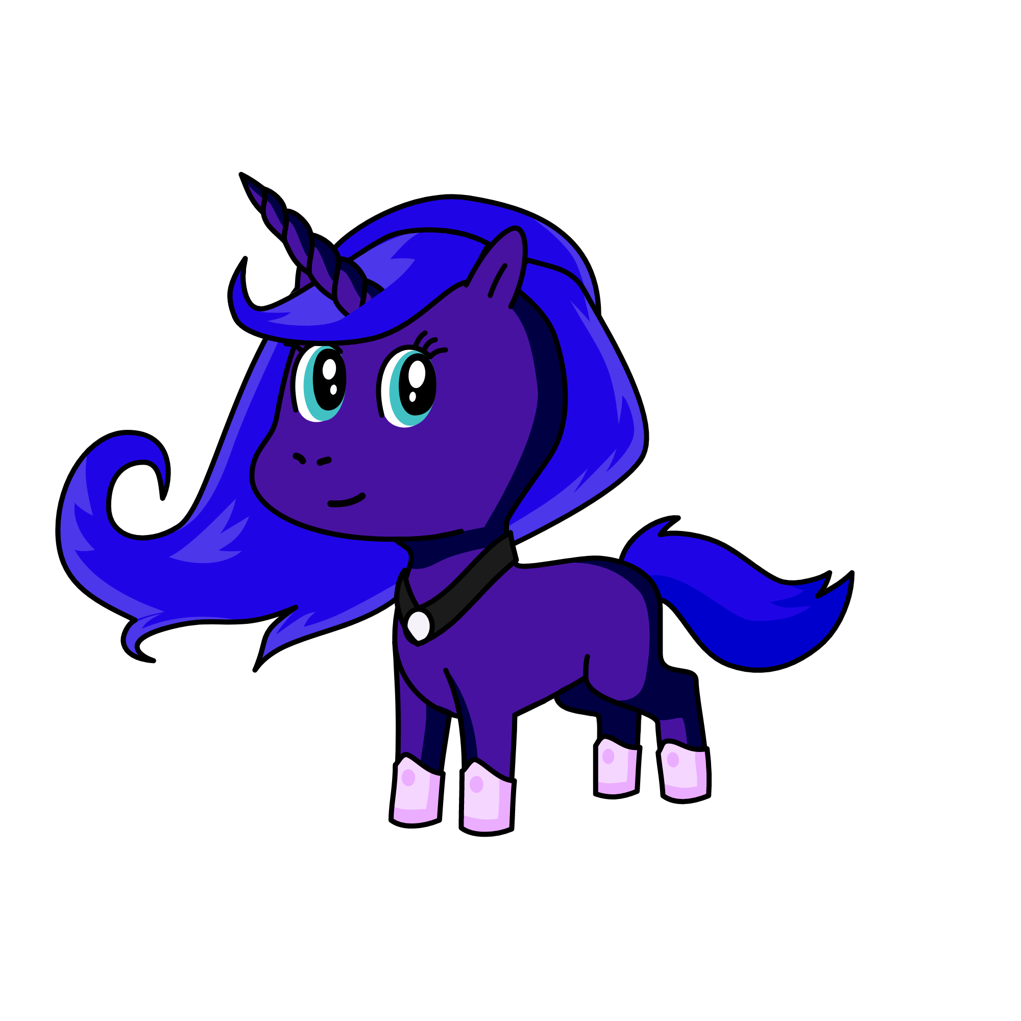 Princess Luna, the unicorn