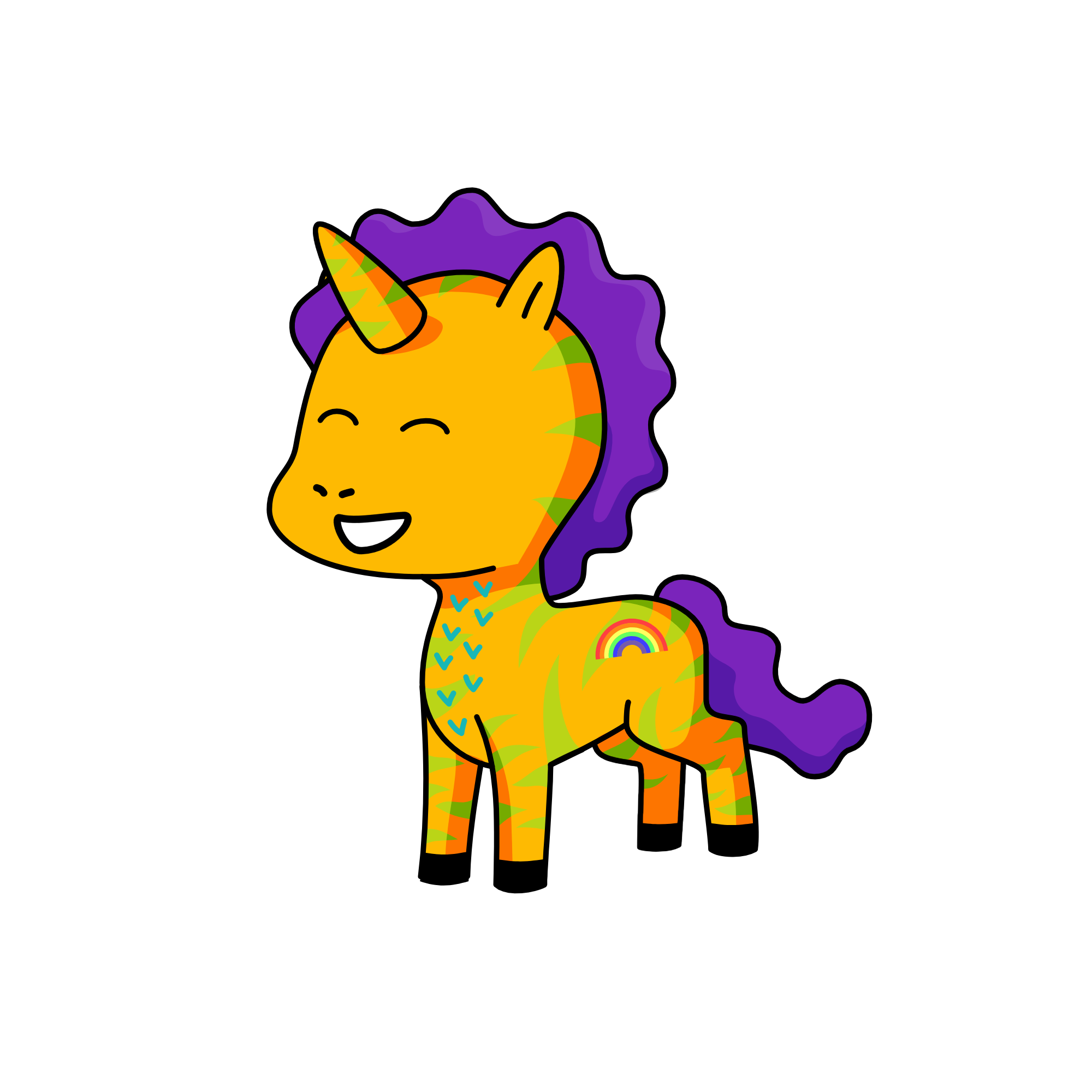 candy, the unicorn