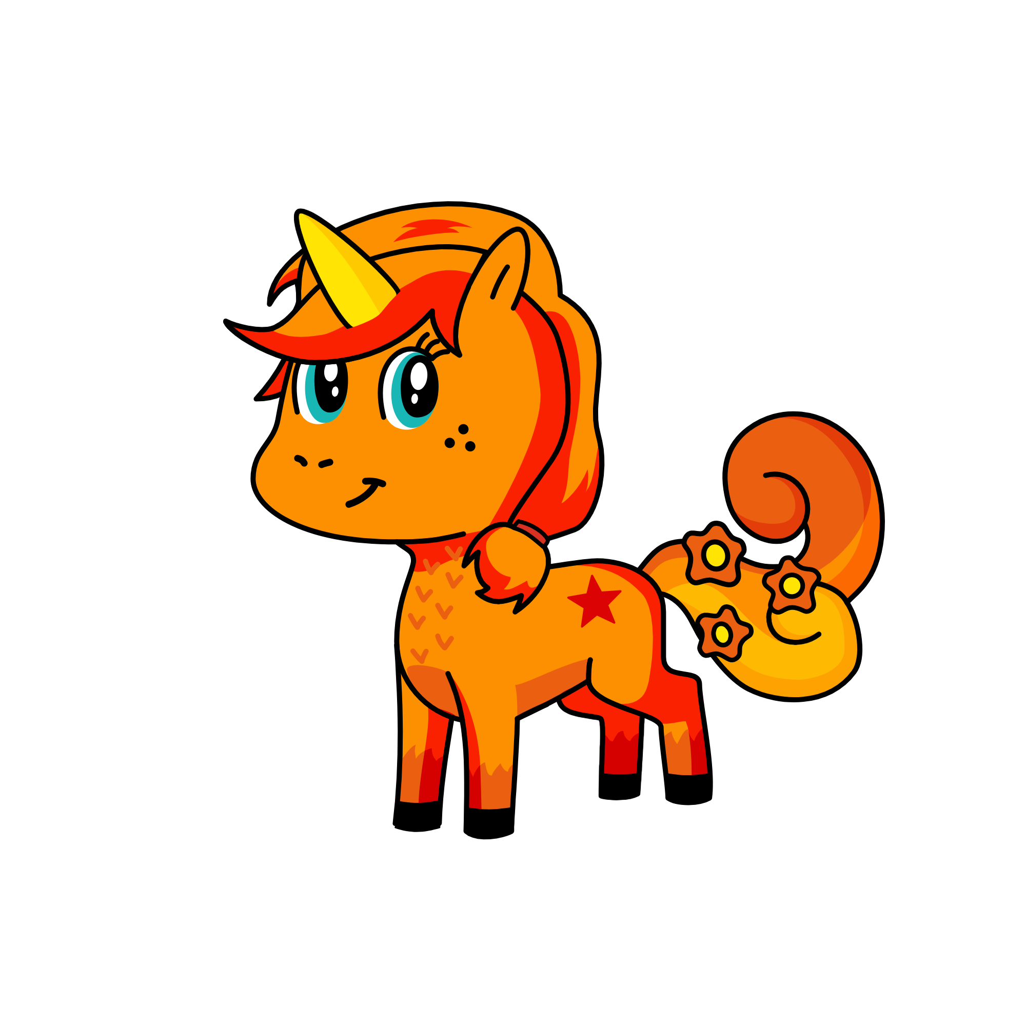 Lilly, the unicorn