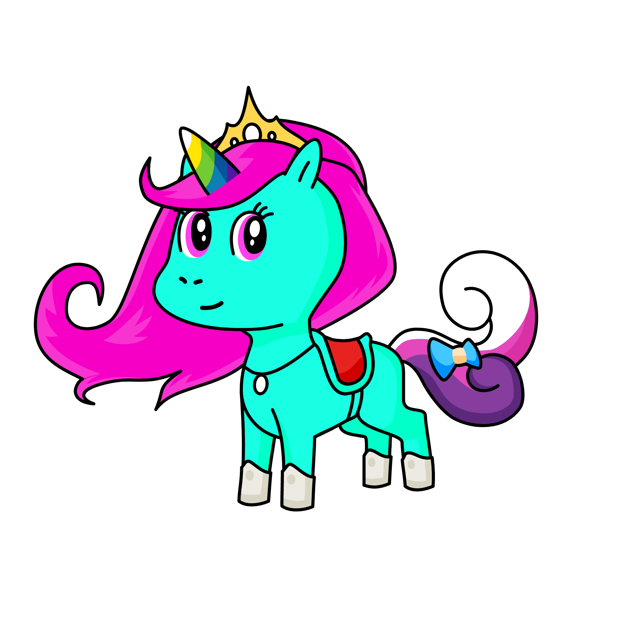 Ruby Nightsparkle, the unicorn