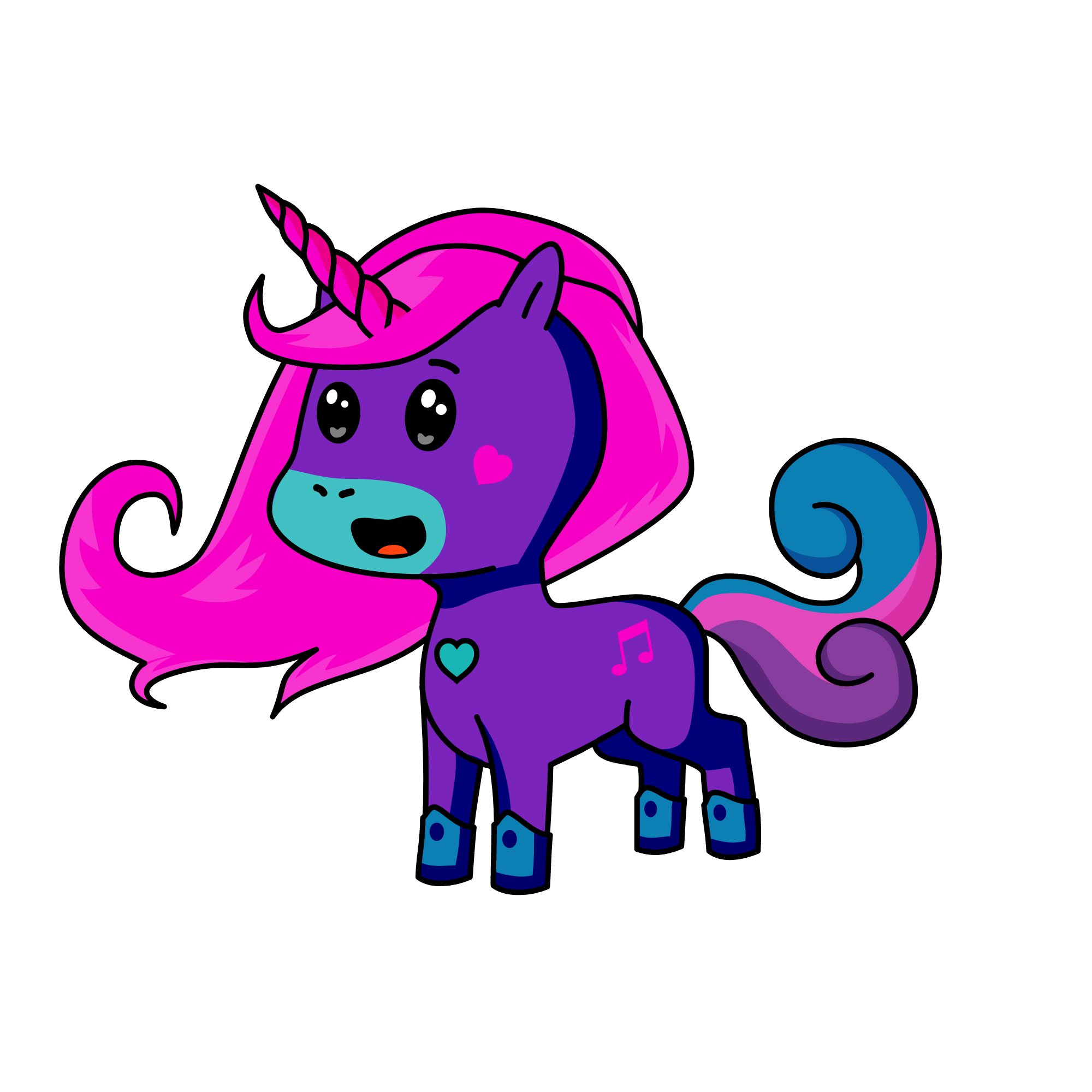 pop star, the unicorn