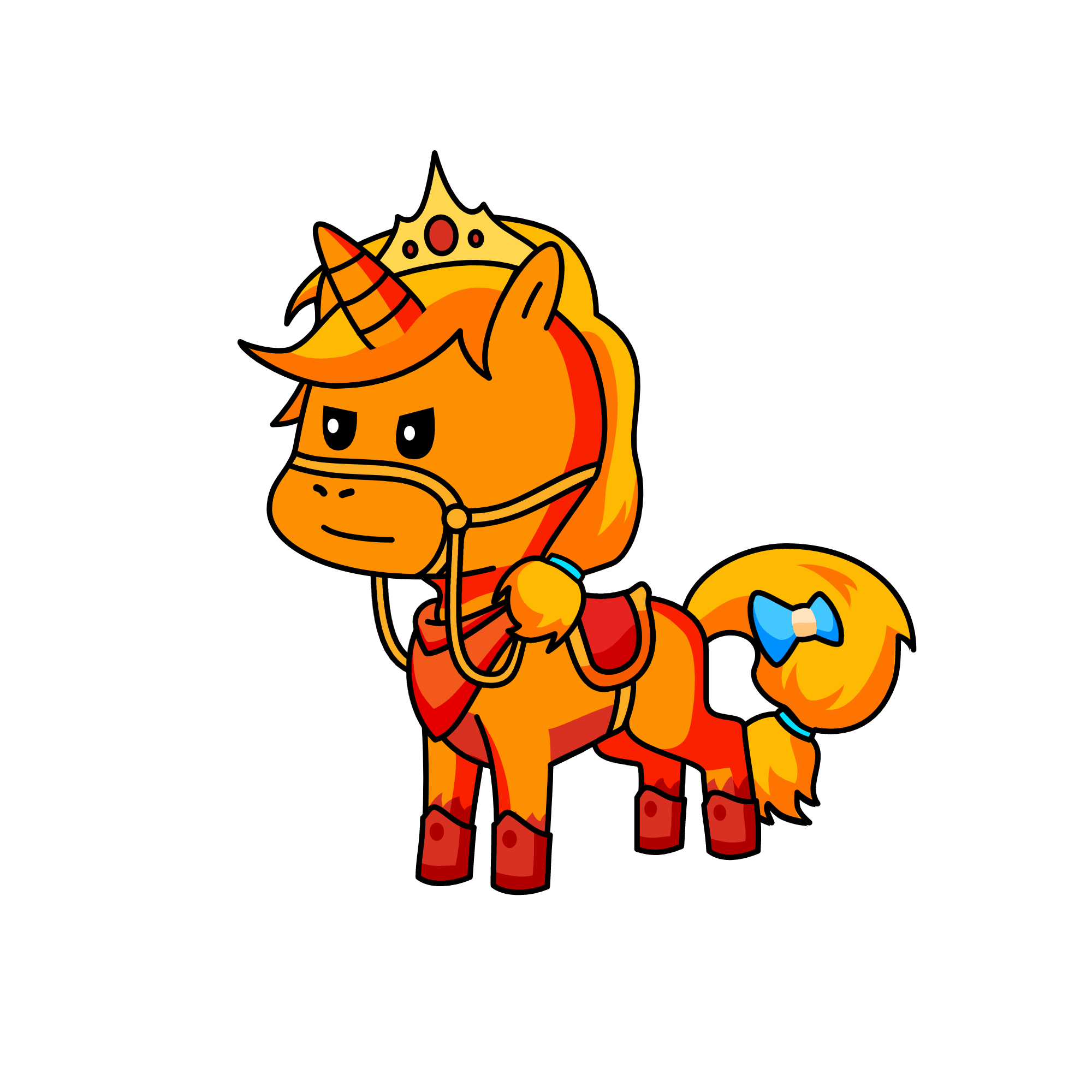 Queen Apple Jake, the unicorn
