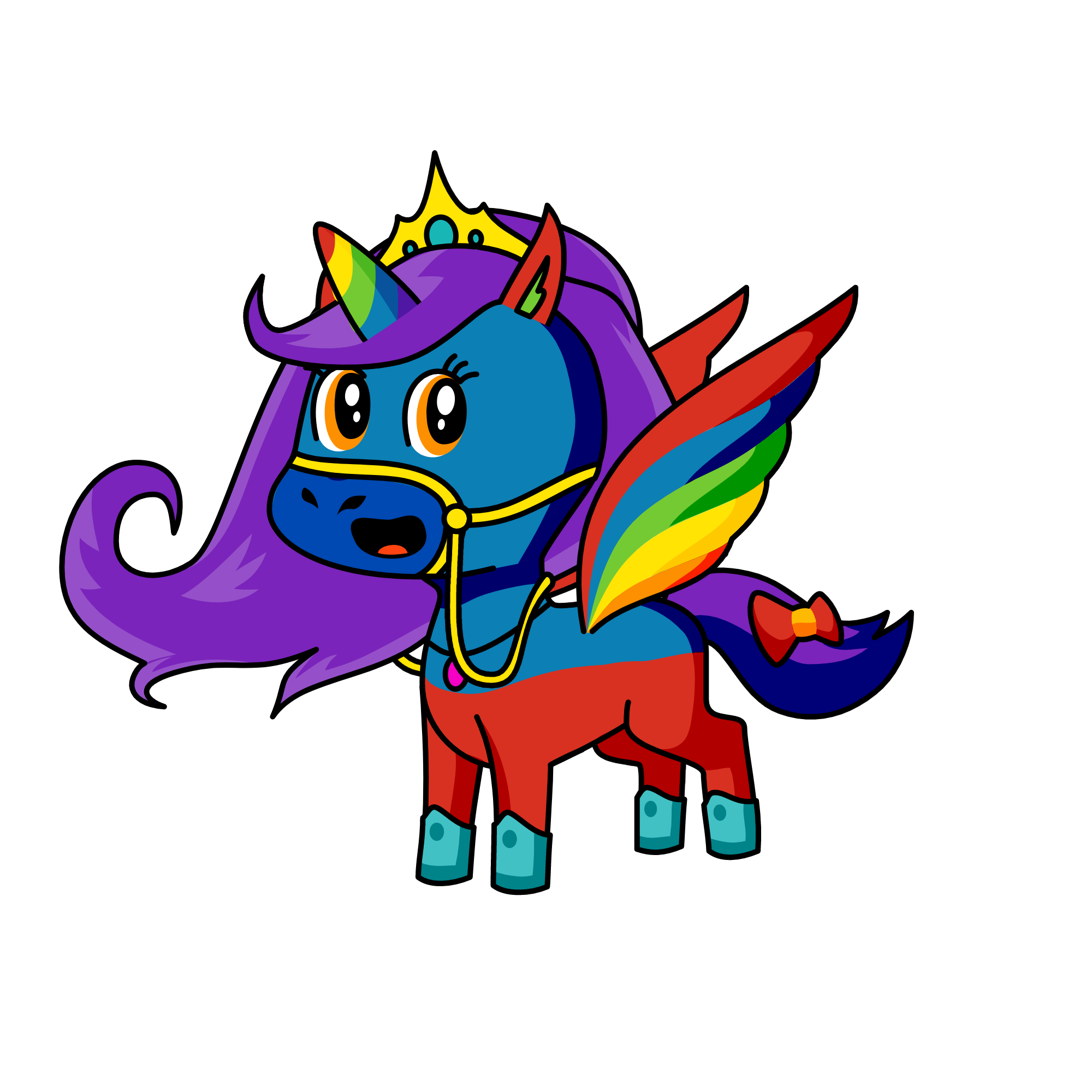 rabowe qeen, the unicorn
