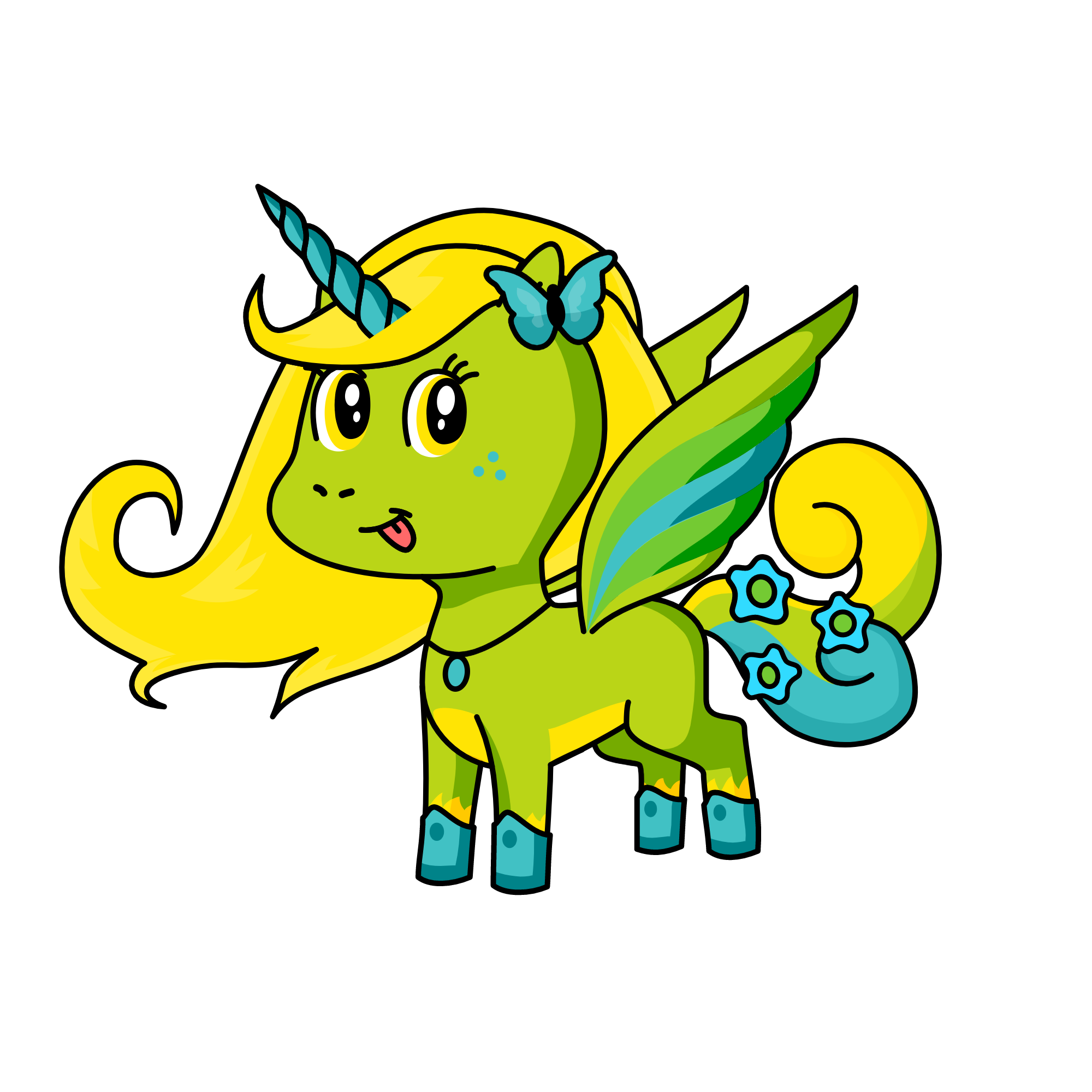minty, the unicorn