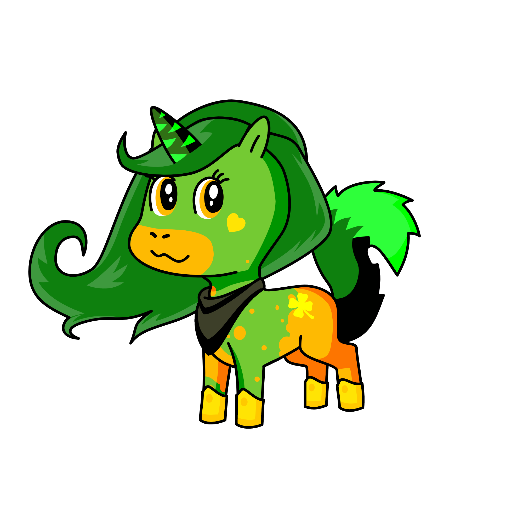 Lucky, the unicorn