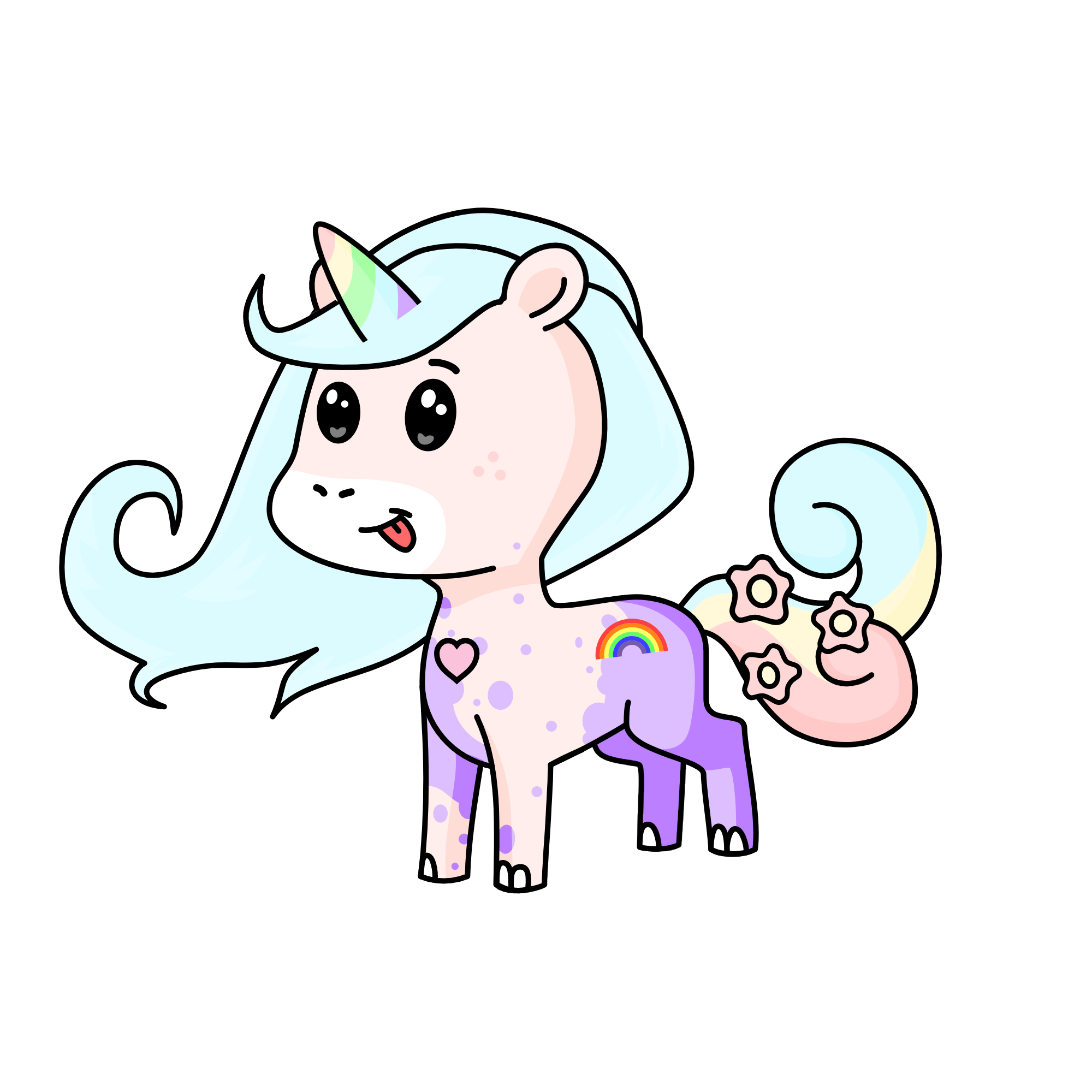 Pastel Sky, the unicorn