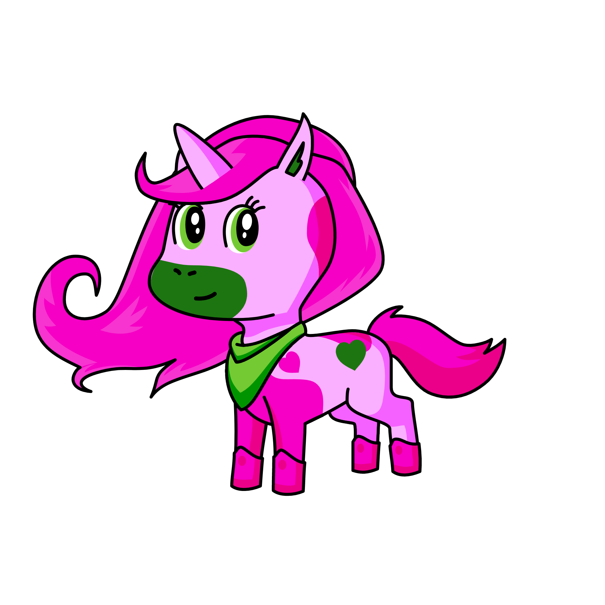 Sakura, the unicorn