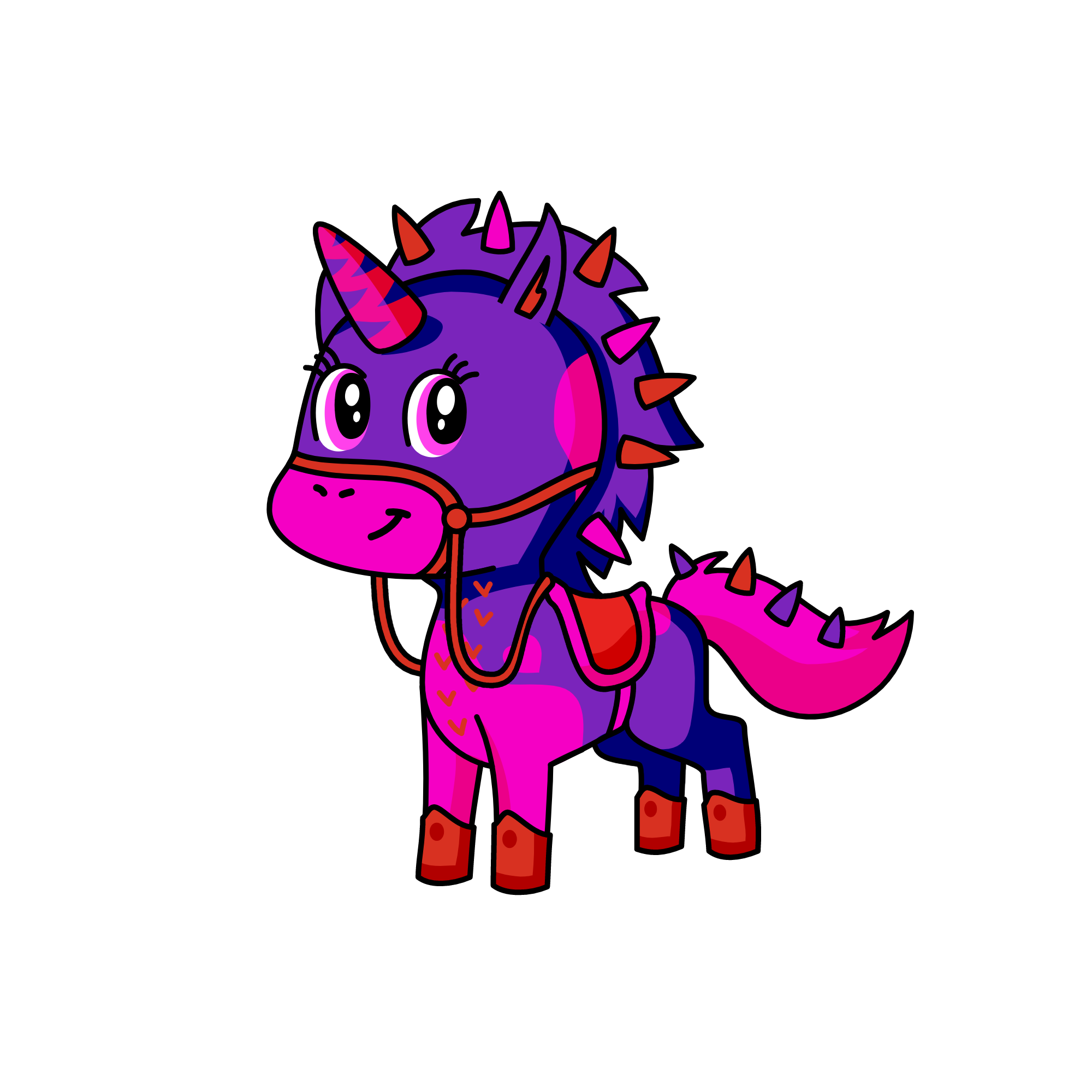 Beatiful, the unicorn
