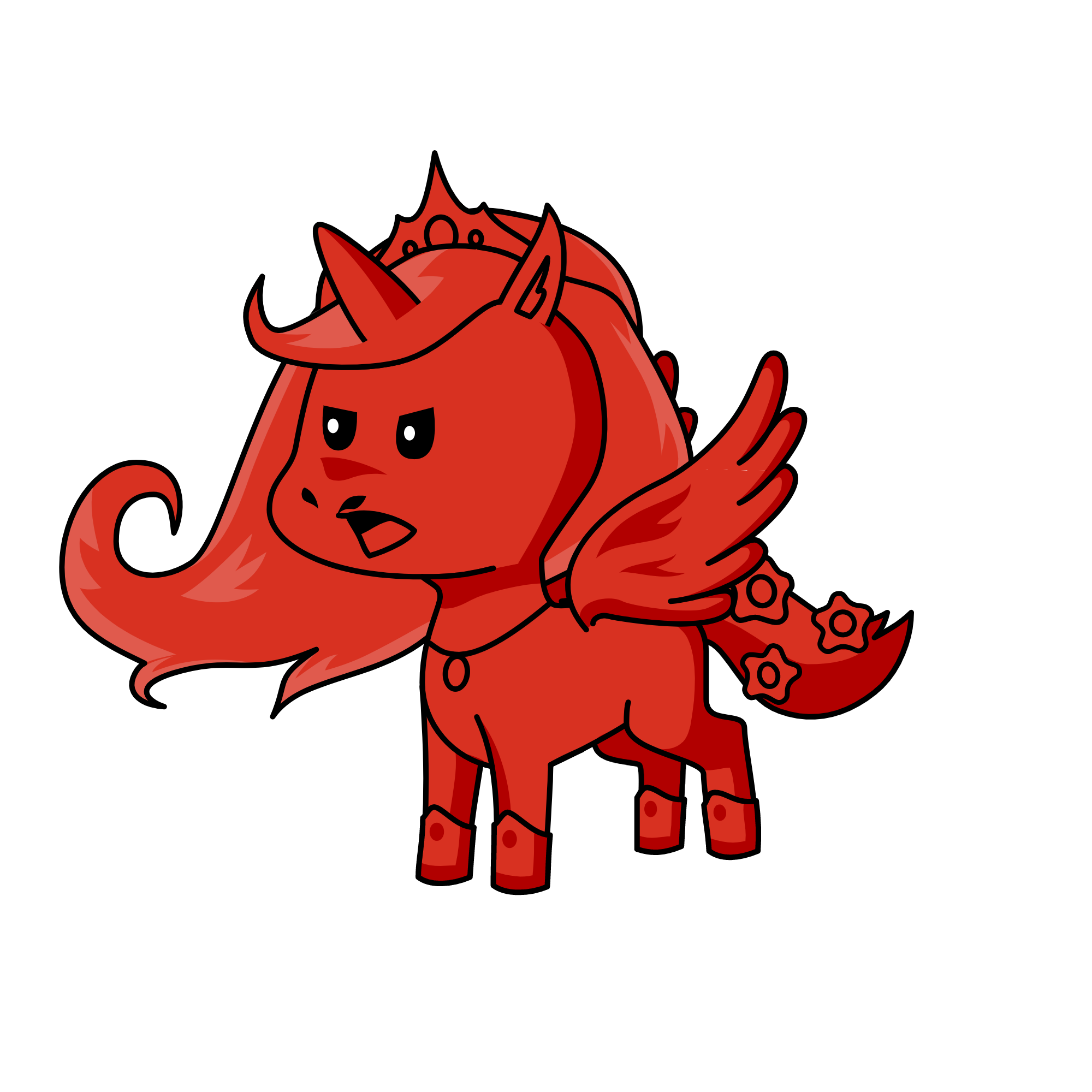 Queen of anger, the unicorn