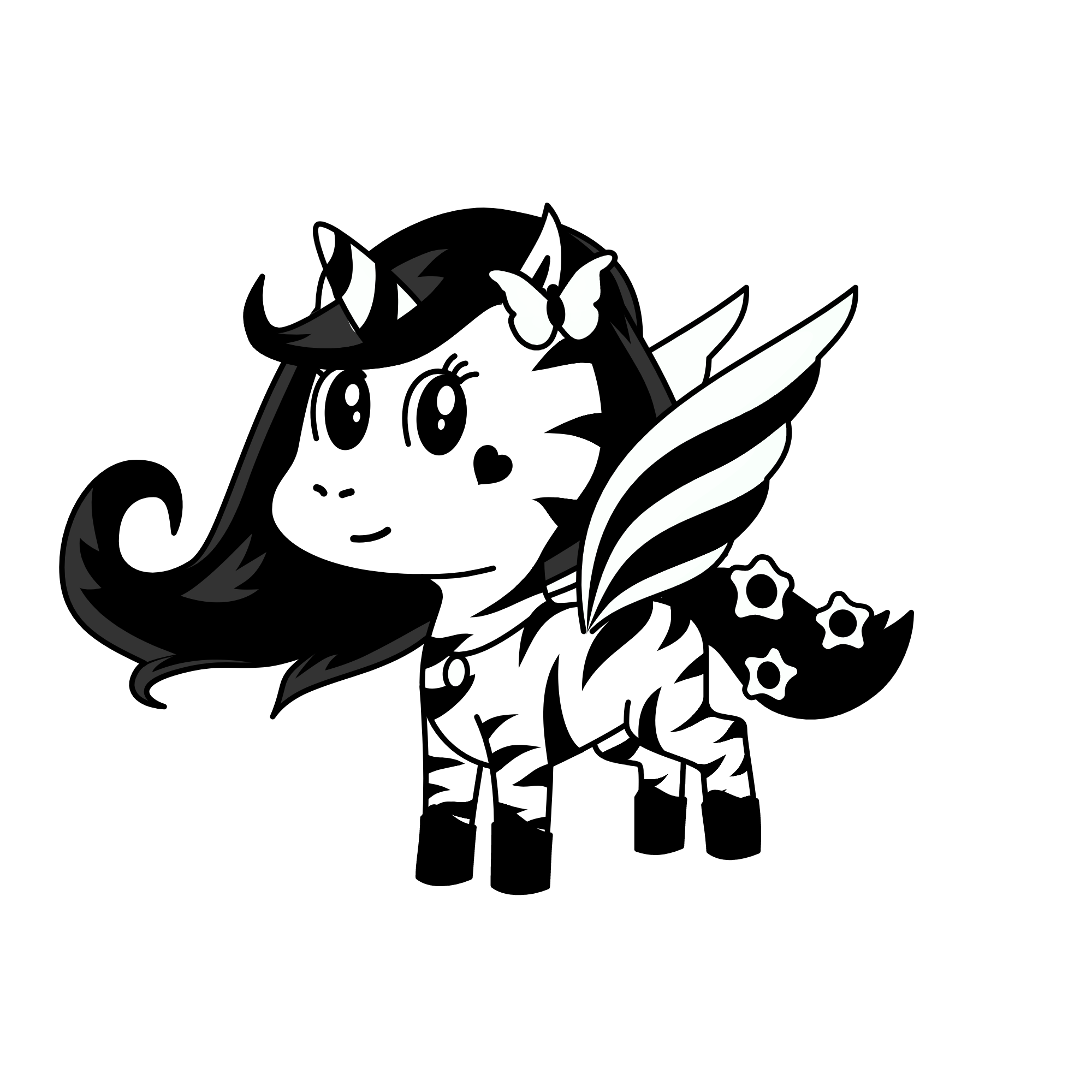 Zebra, the unicorn