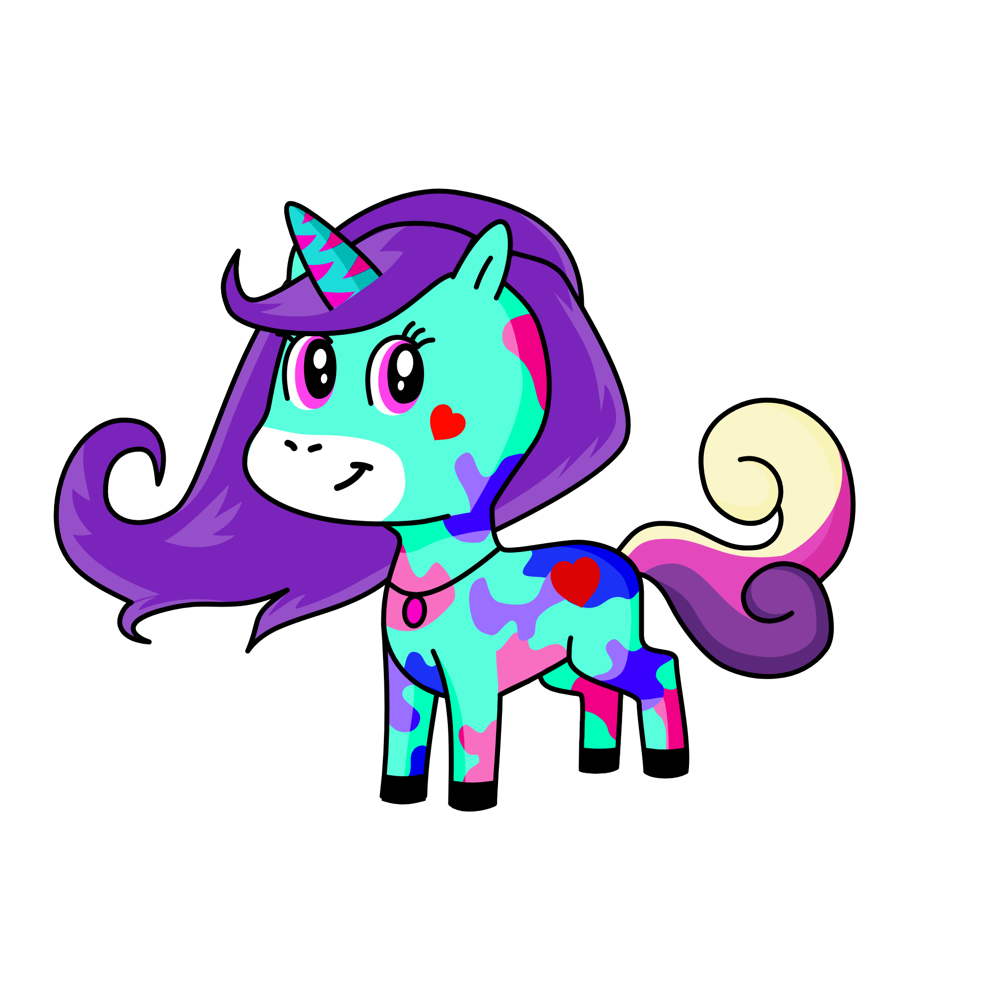 rainbow, the unicorn