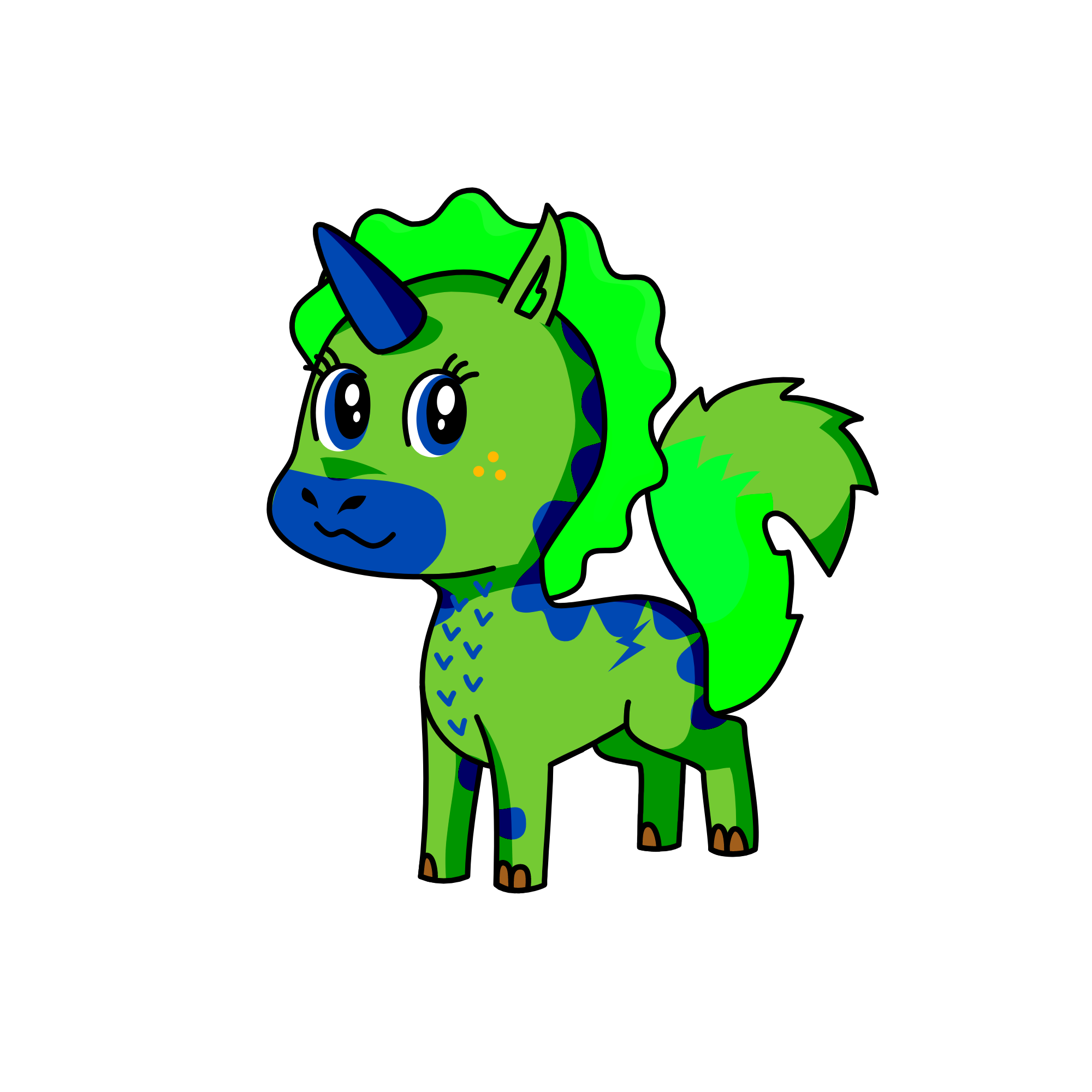 Dino, the unicorn