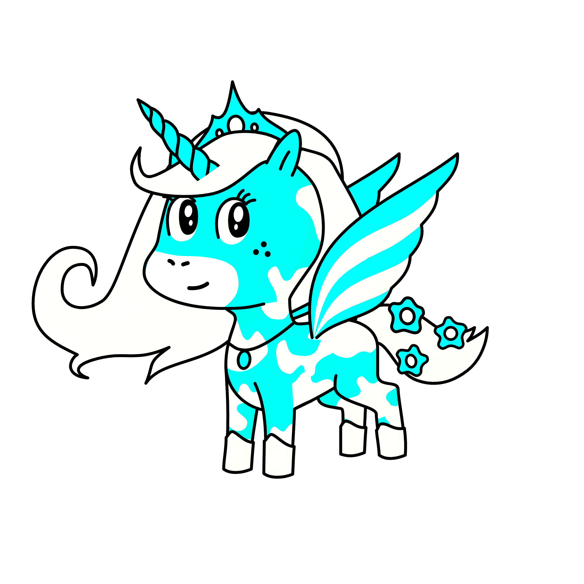 crystal, the unicorn