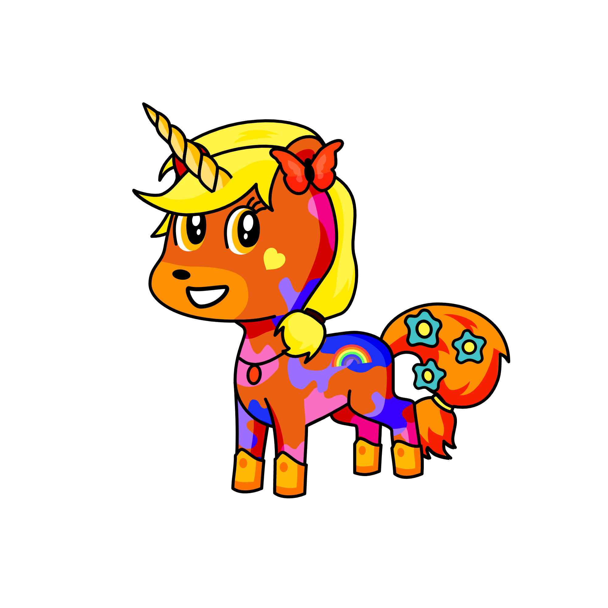 Sandy, the unicorn