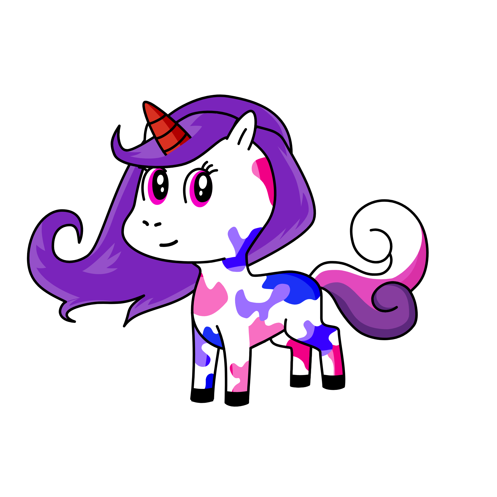 rose, the unicorn
