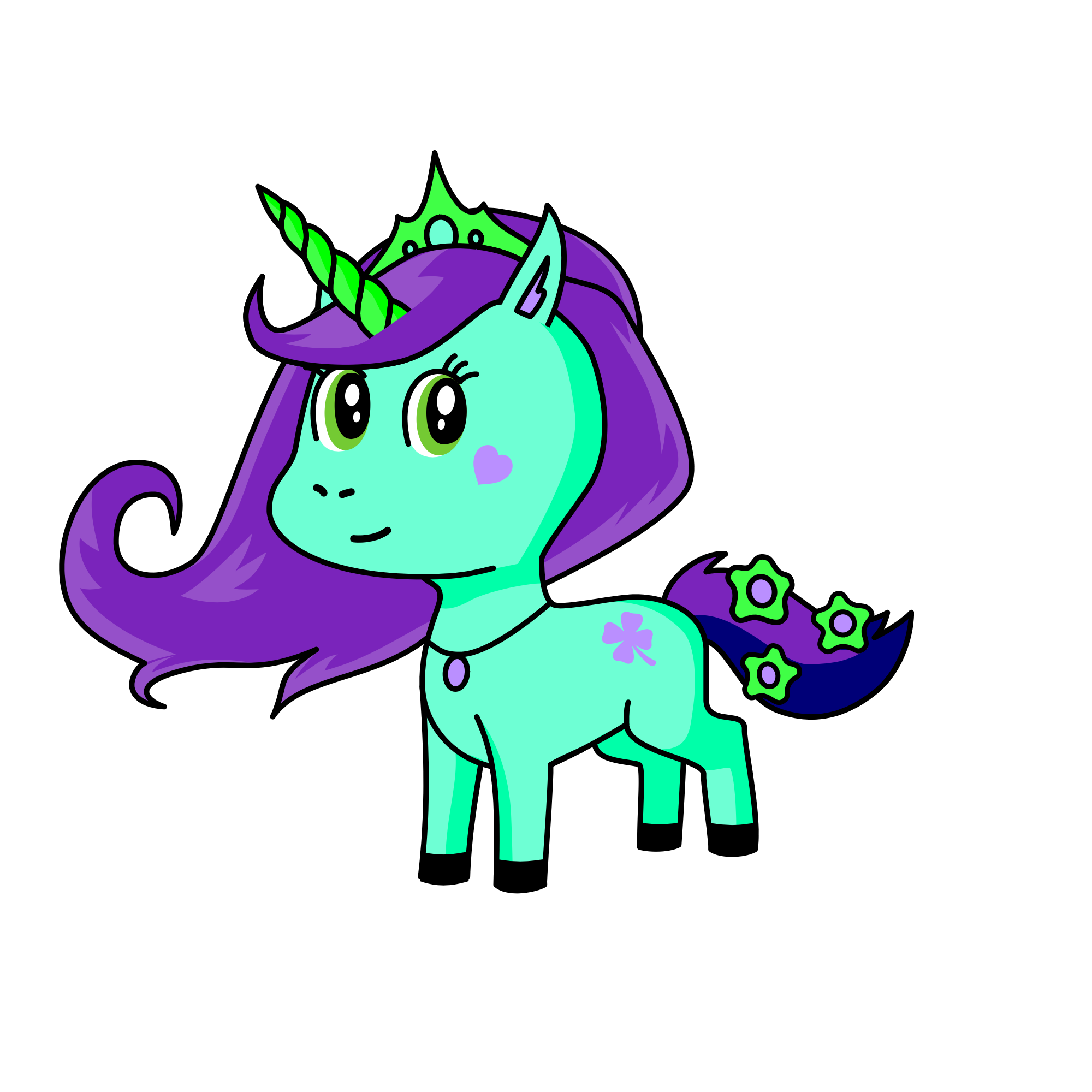 Liquid Luck, the unicorn