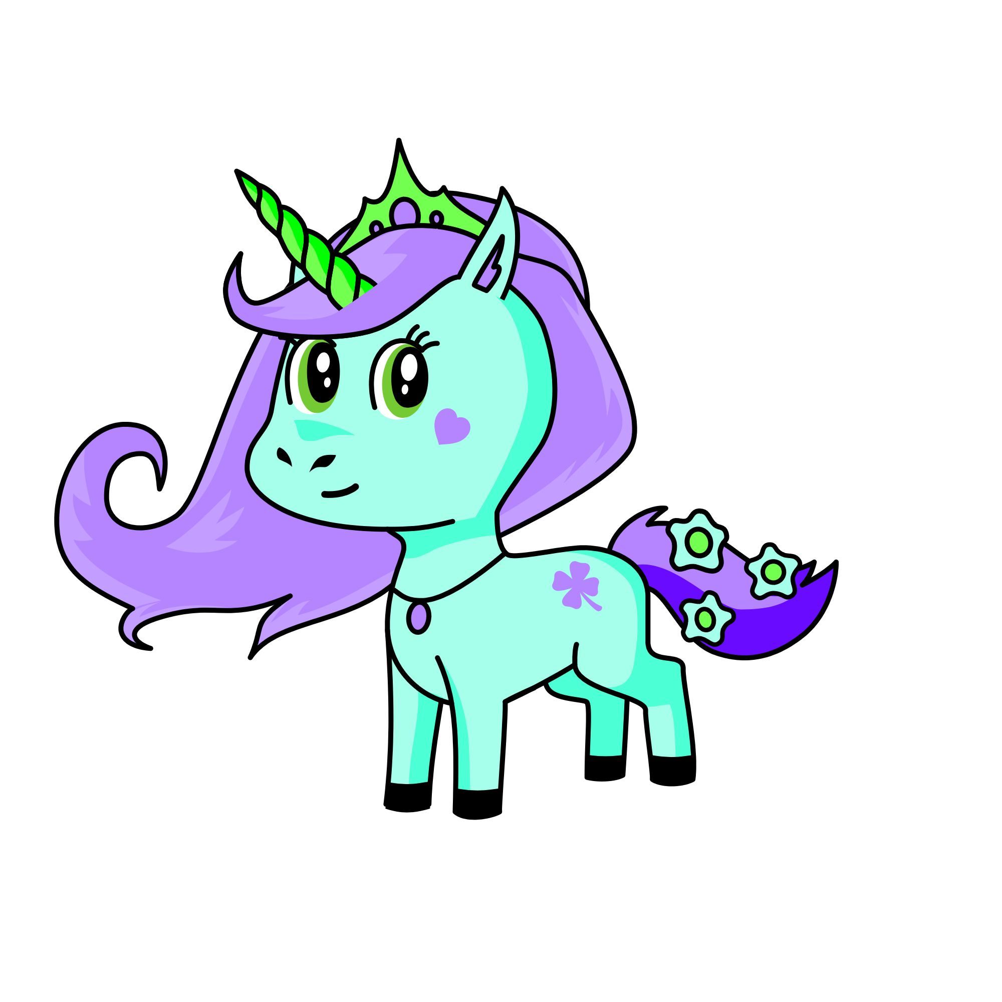 Liquid Luck , the unicorn