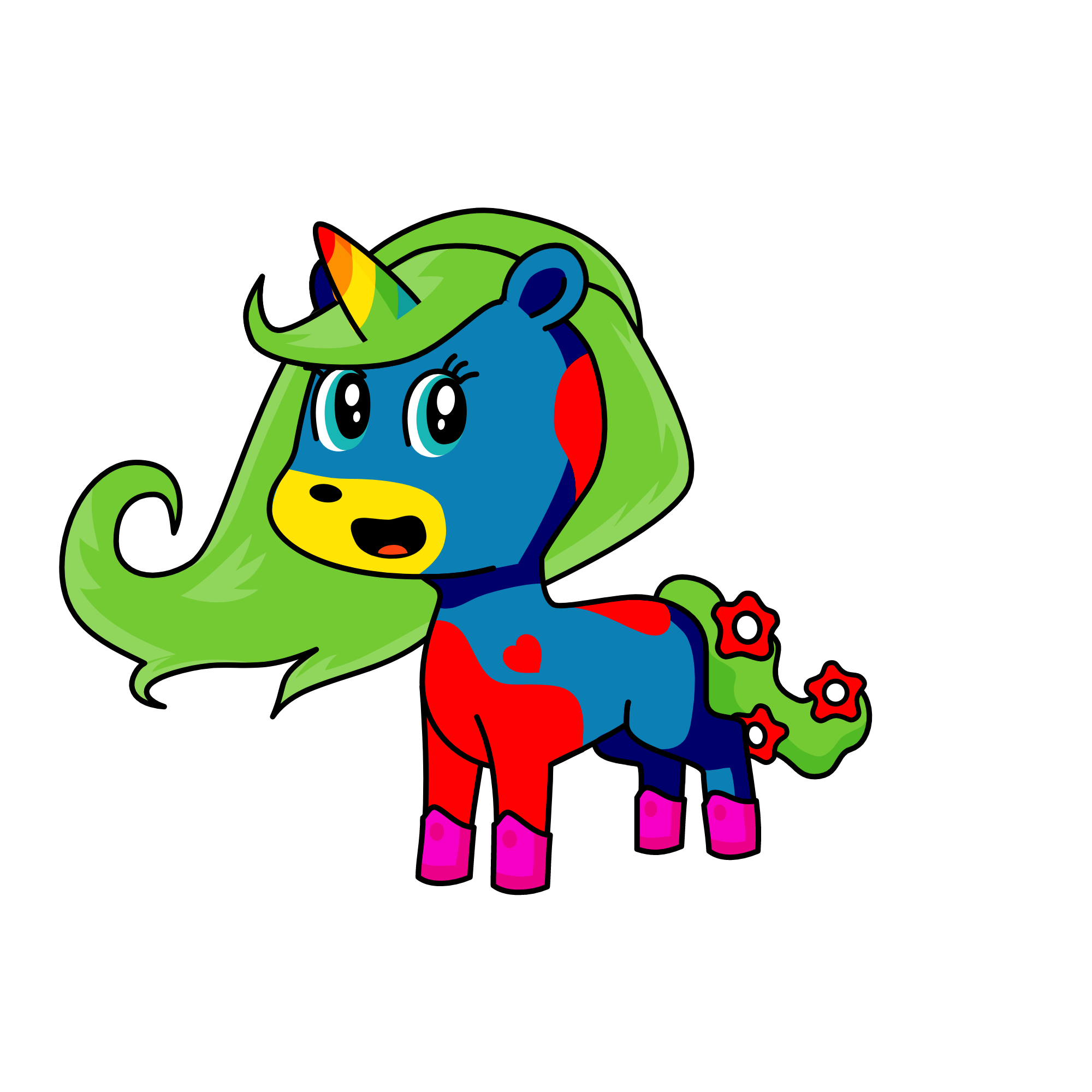 asd34, the unicorn