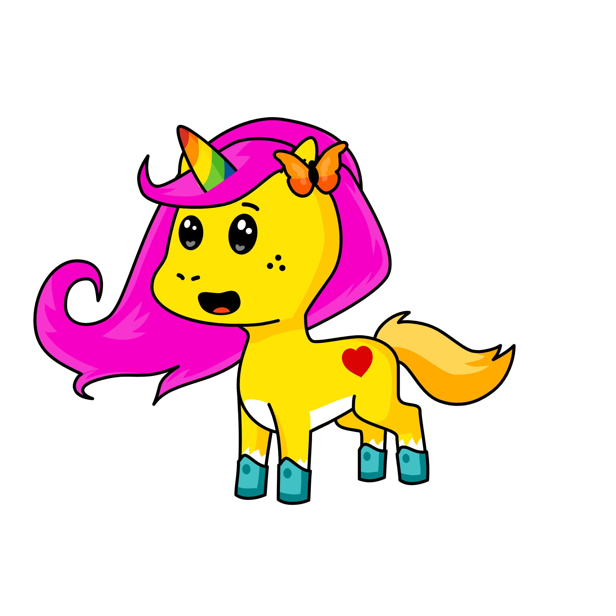 Celestila, the unicorn