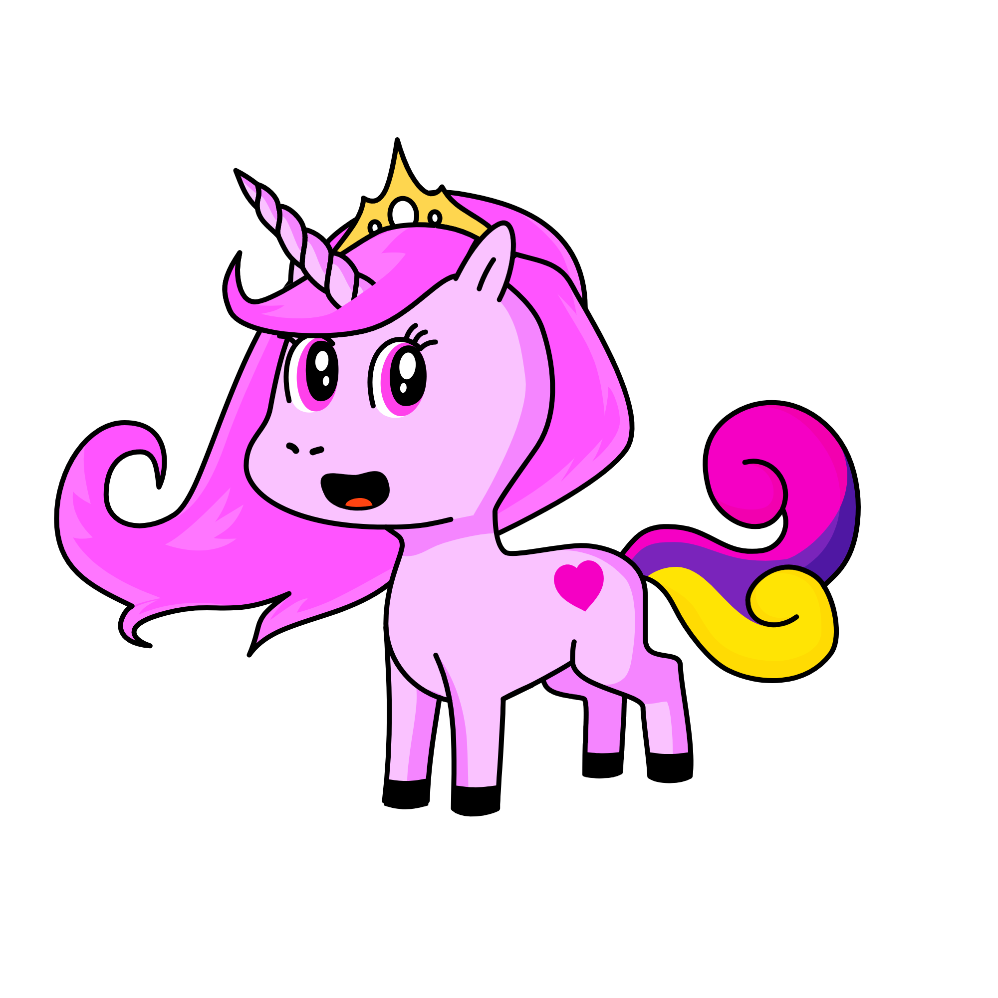 princess, the unicorn