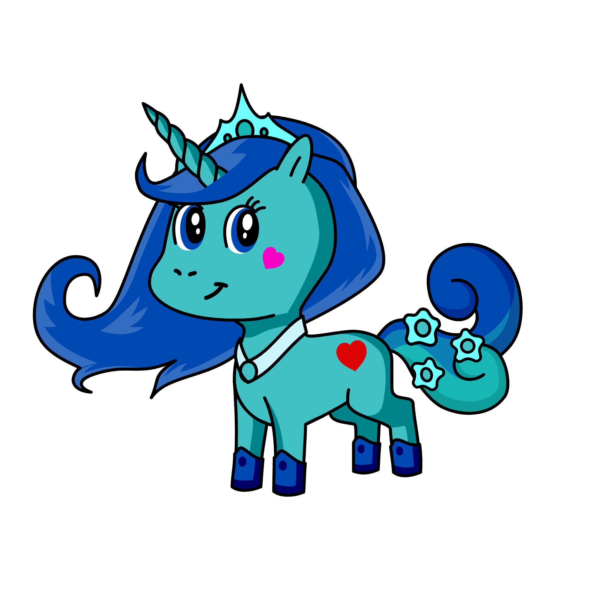 Ice, the unicorn