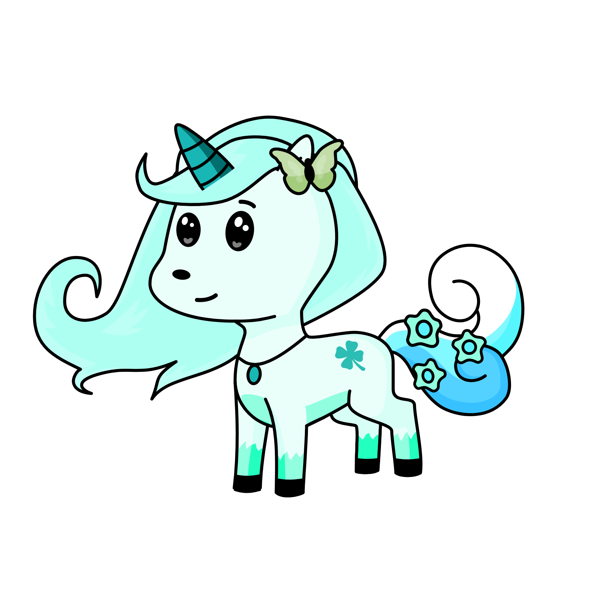 Lady Lokidottir, the unicorn