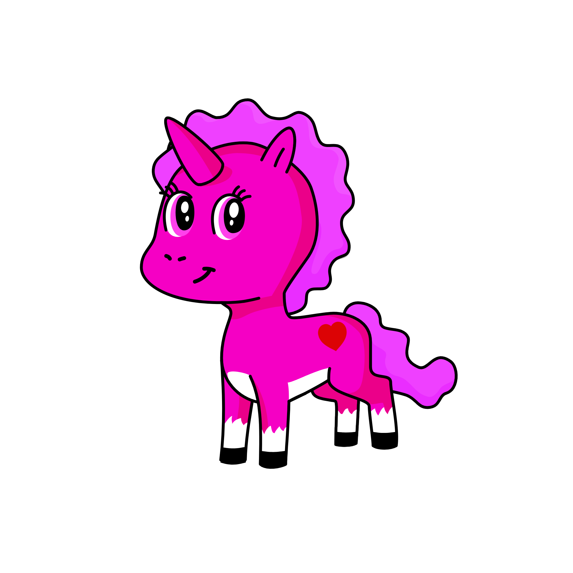 Pinkie pie, the unicorn