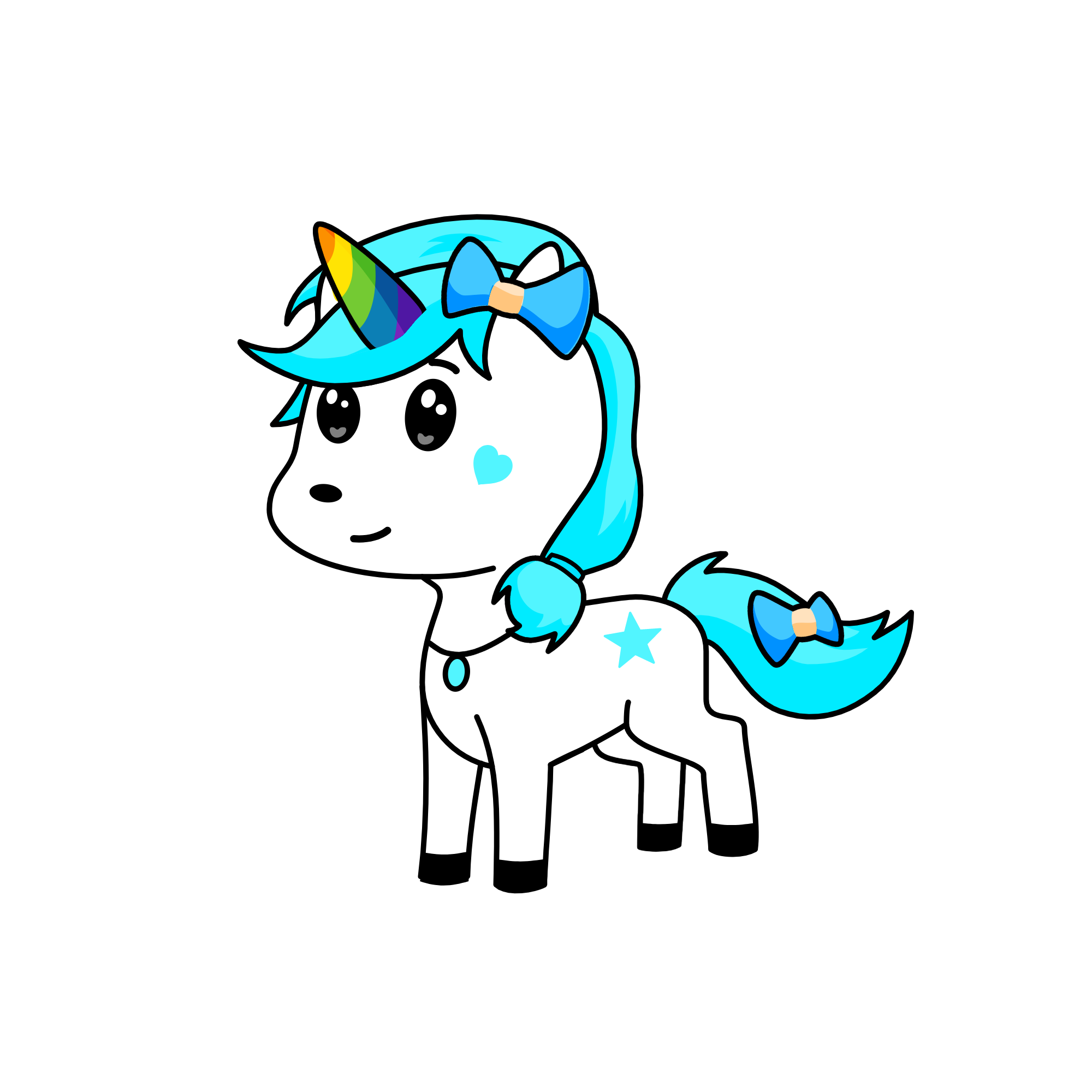 Moonsky, the unicorn