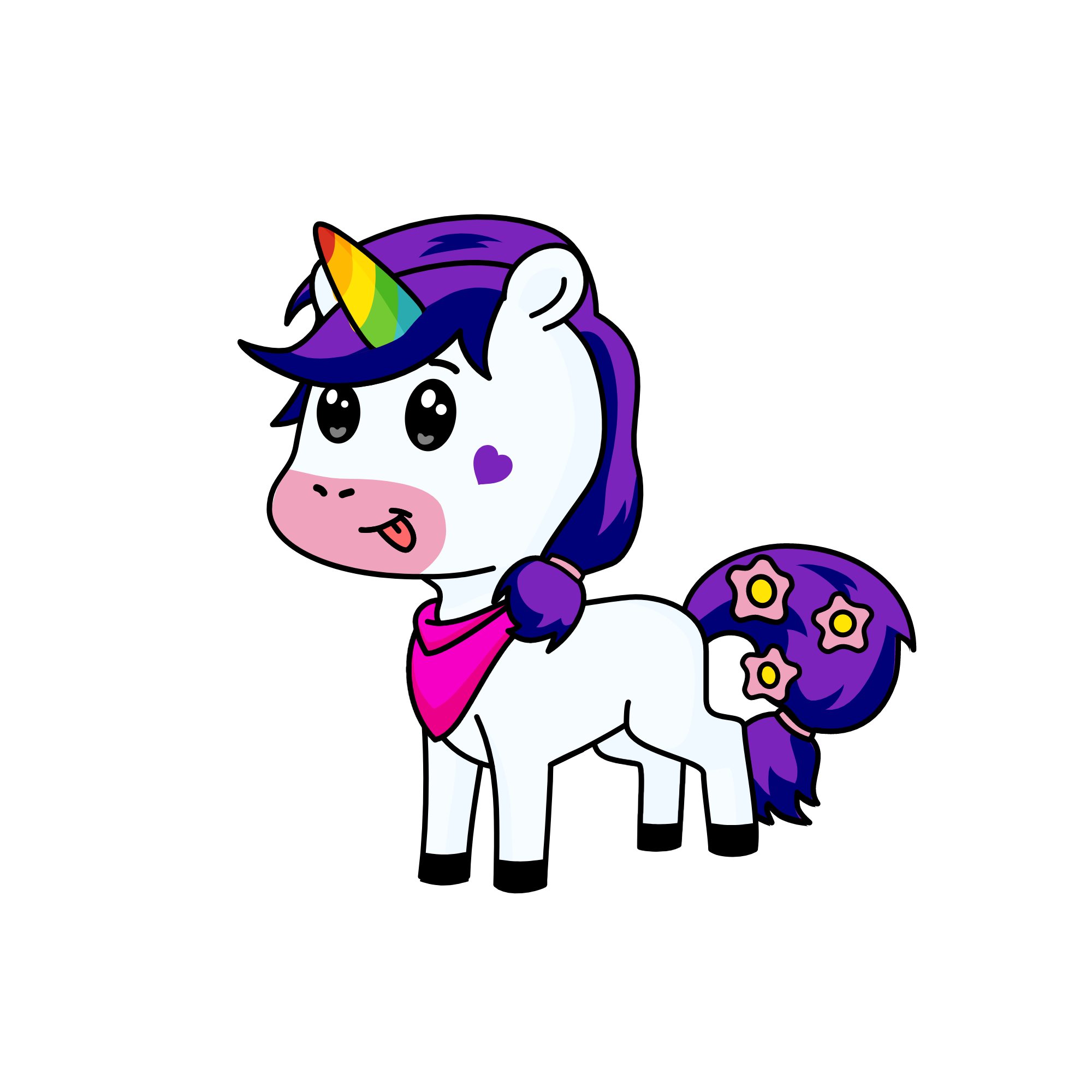 Rose, the unicorn