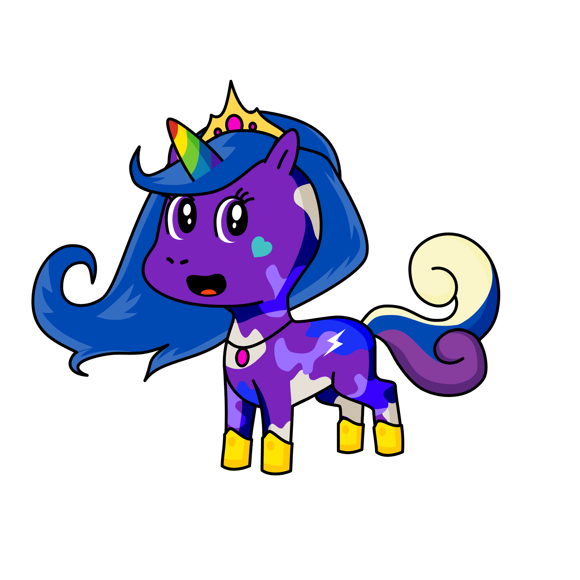 galaxy rain, the unicorn