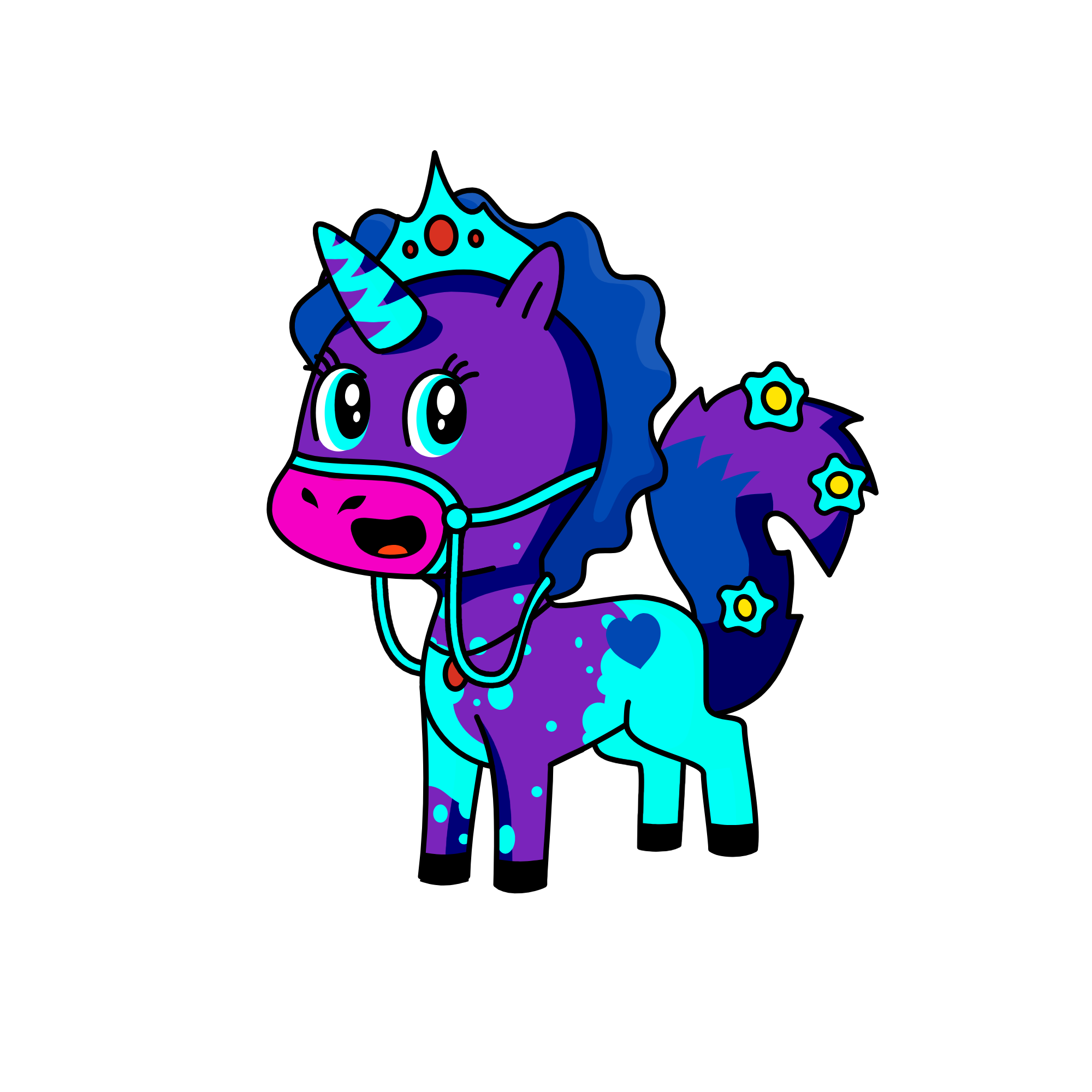 sparkly, the unicorn