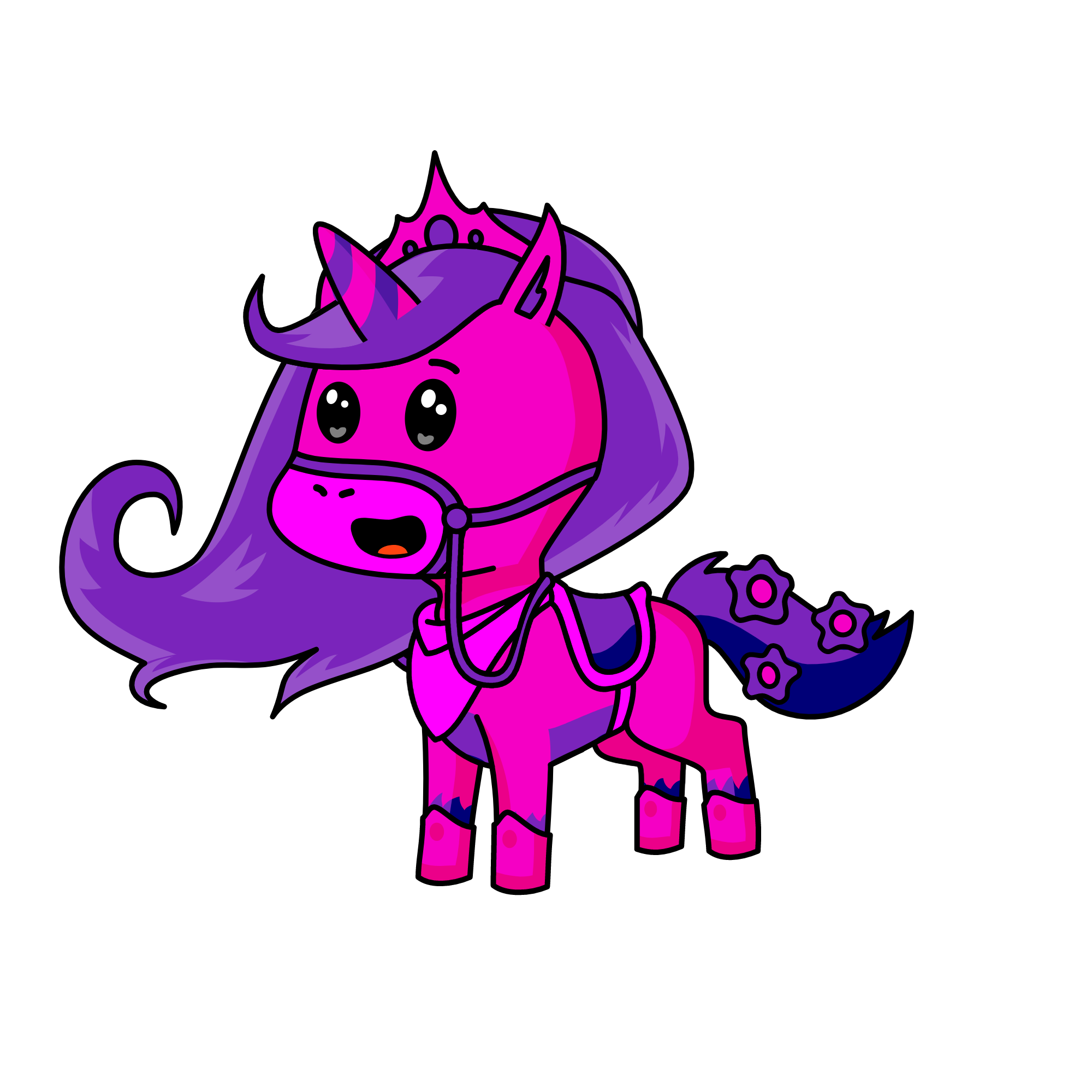 The unicorn princess of pink , the unicorn