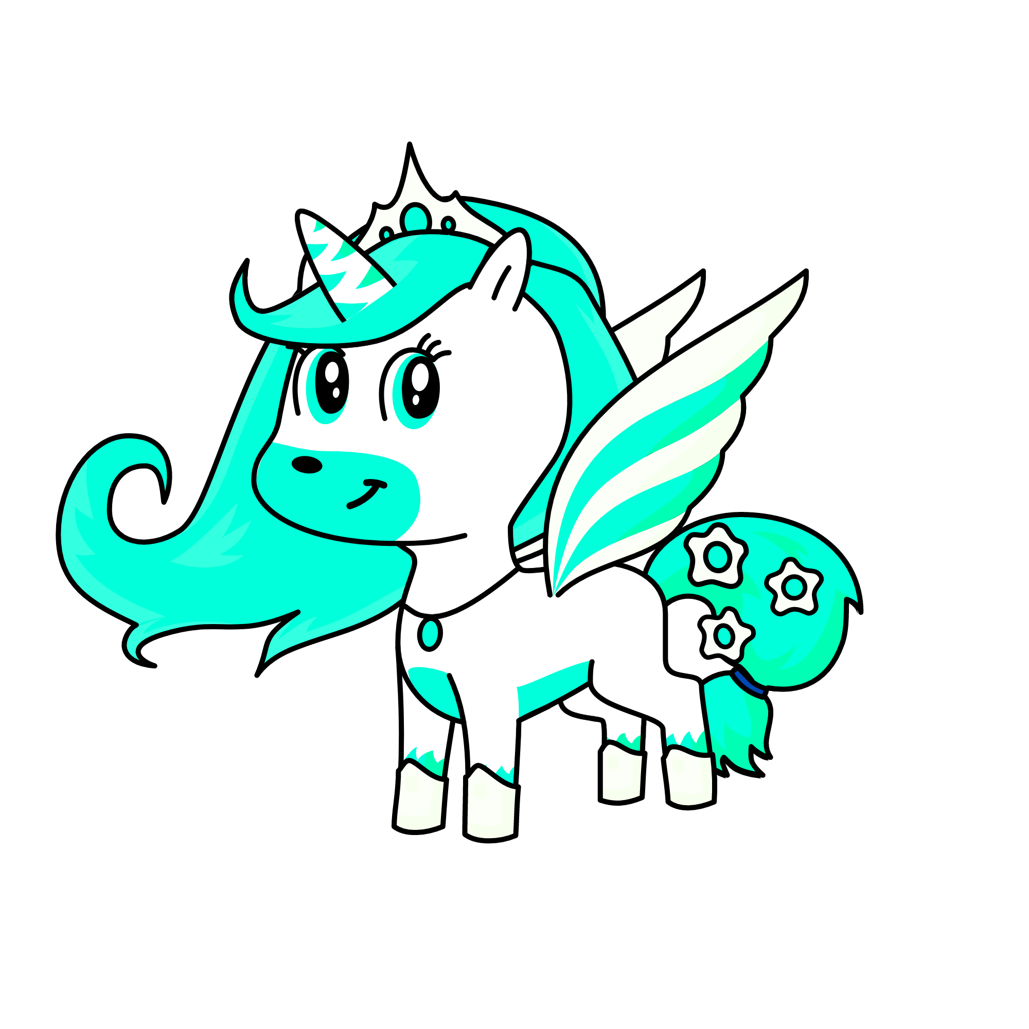 snow, the unicorn