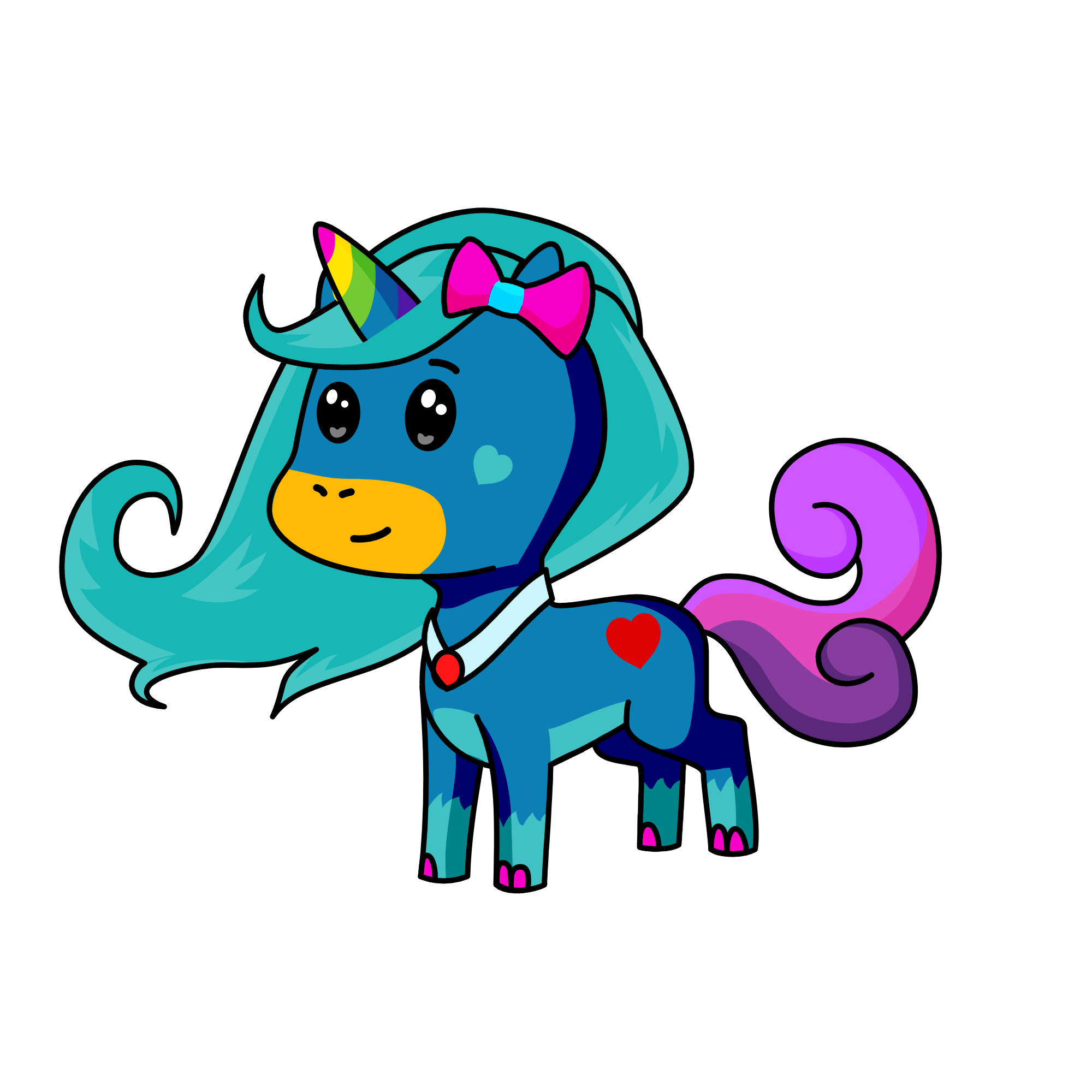 Gabrielle, the unicorn