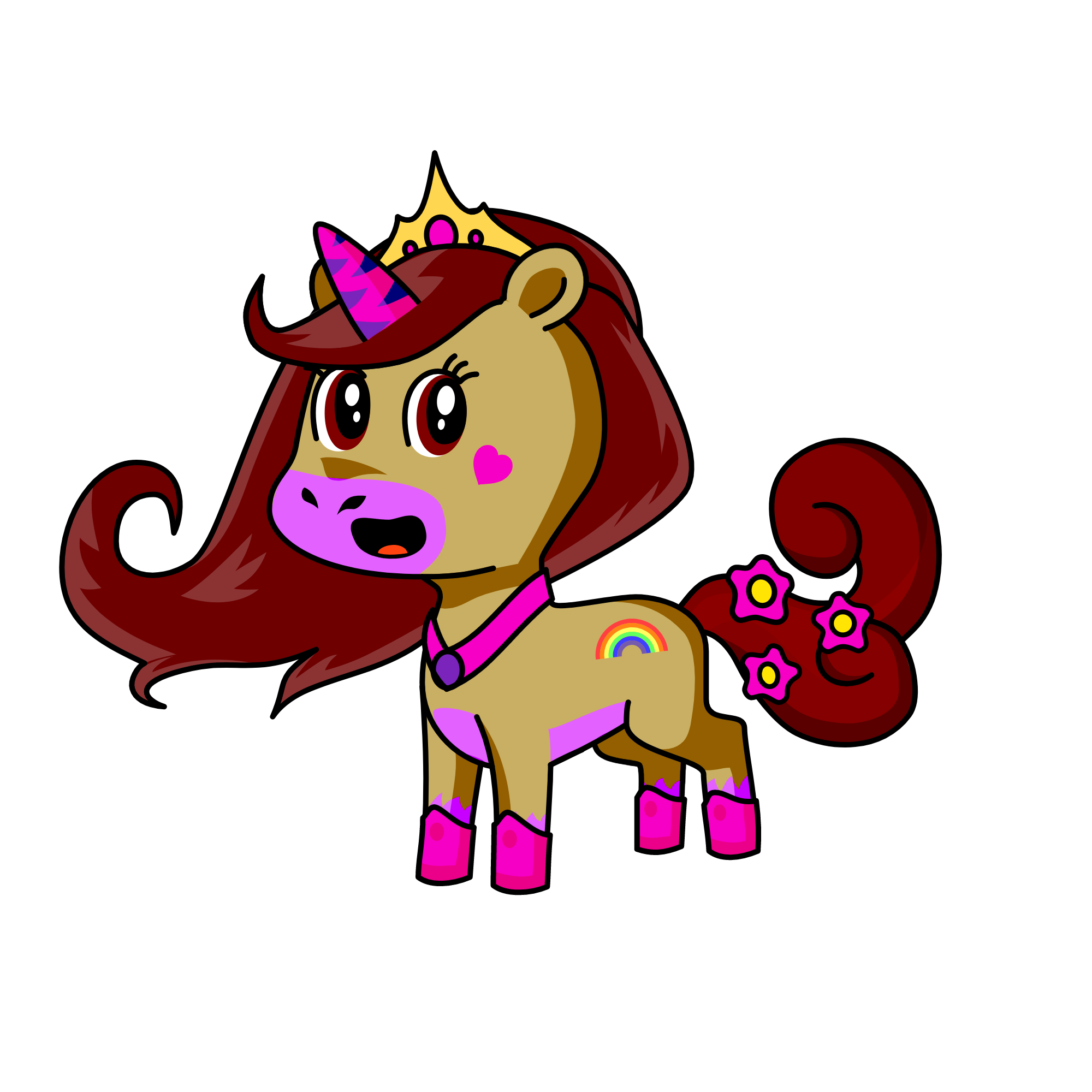 Cutie, the unicorn