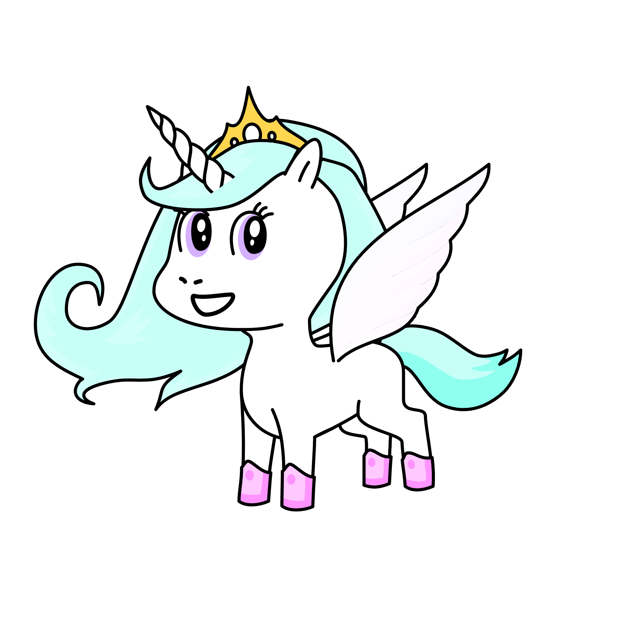 Princess Celesta, the unicorn