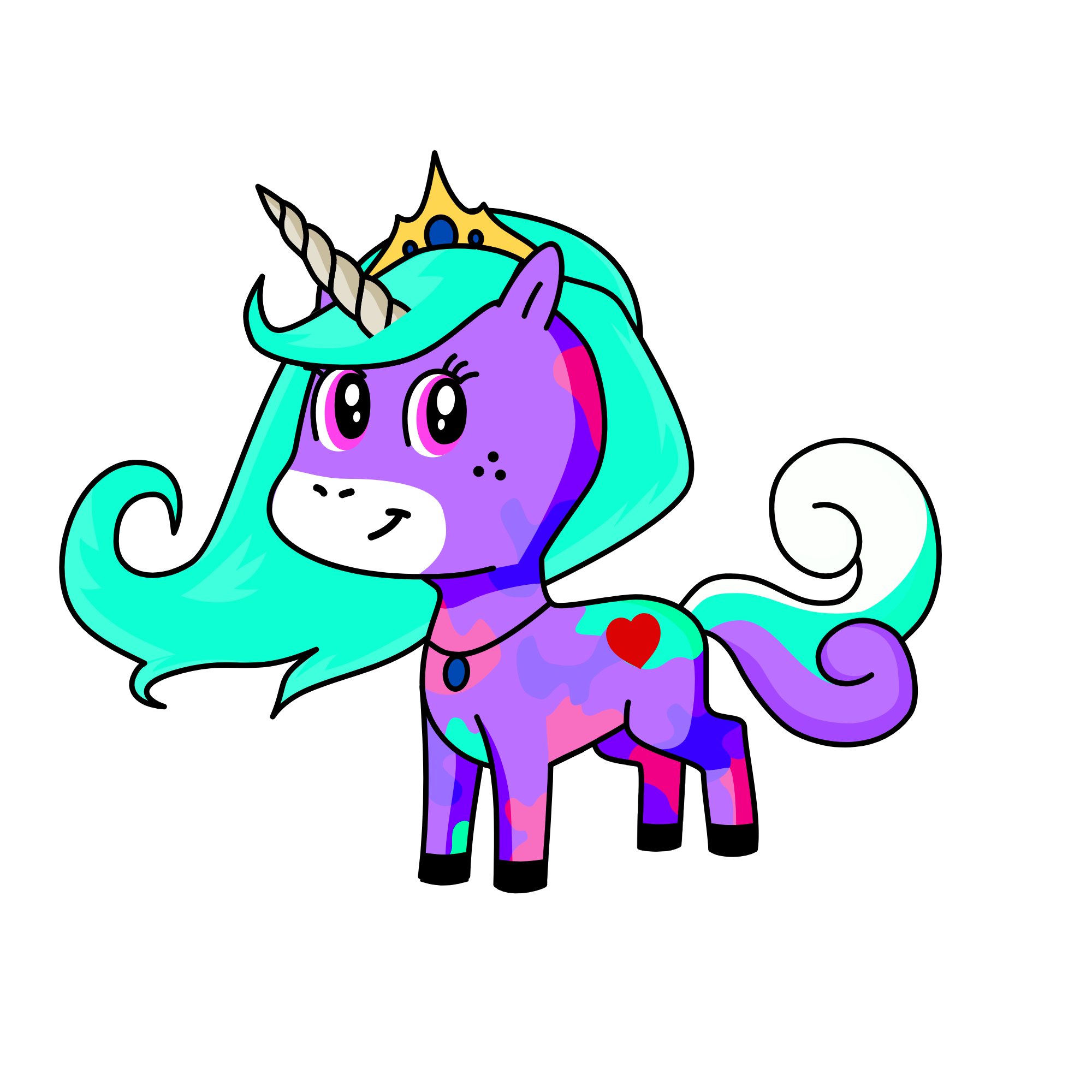 🎀✨, the unicorn