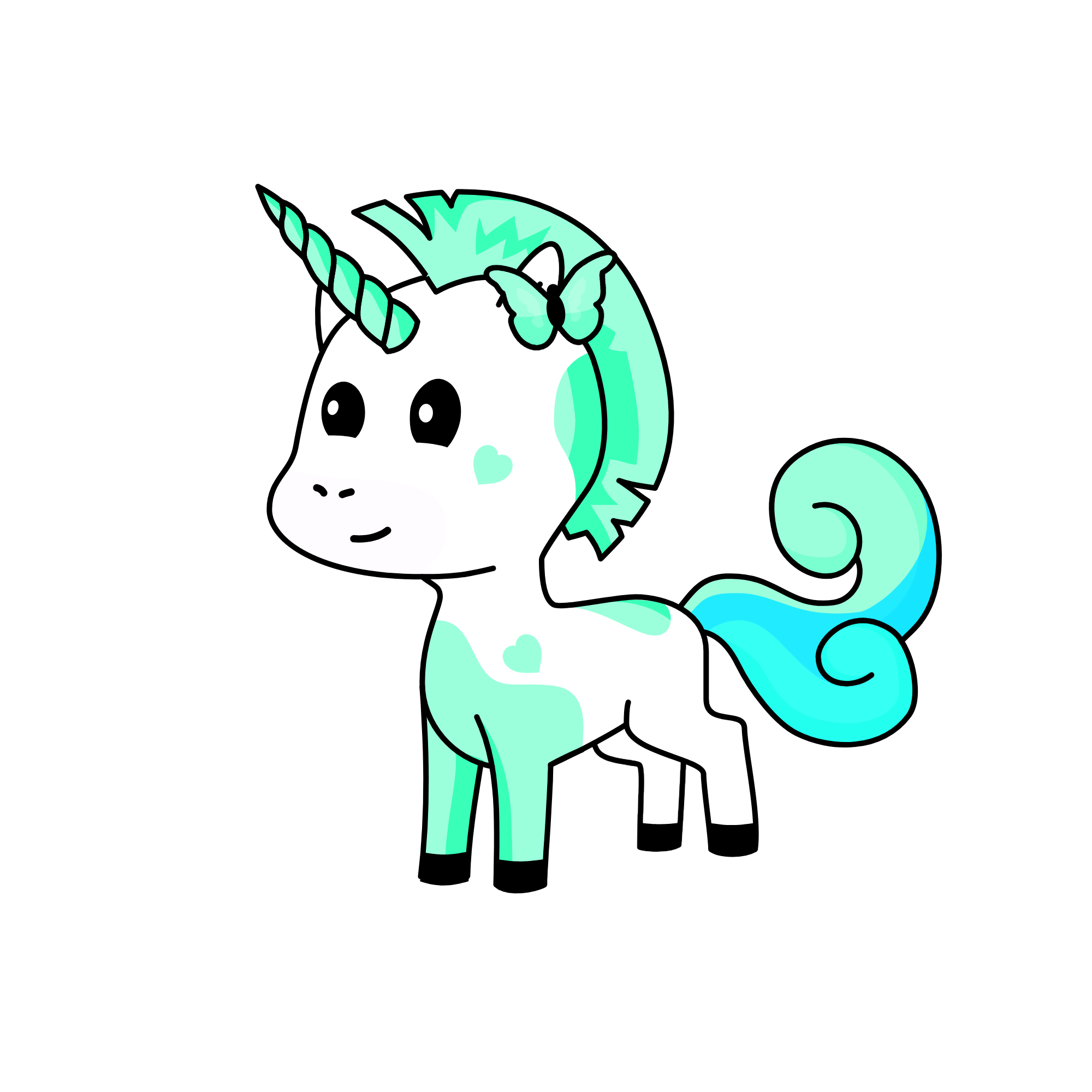 Sky, the unicorn