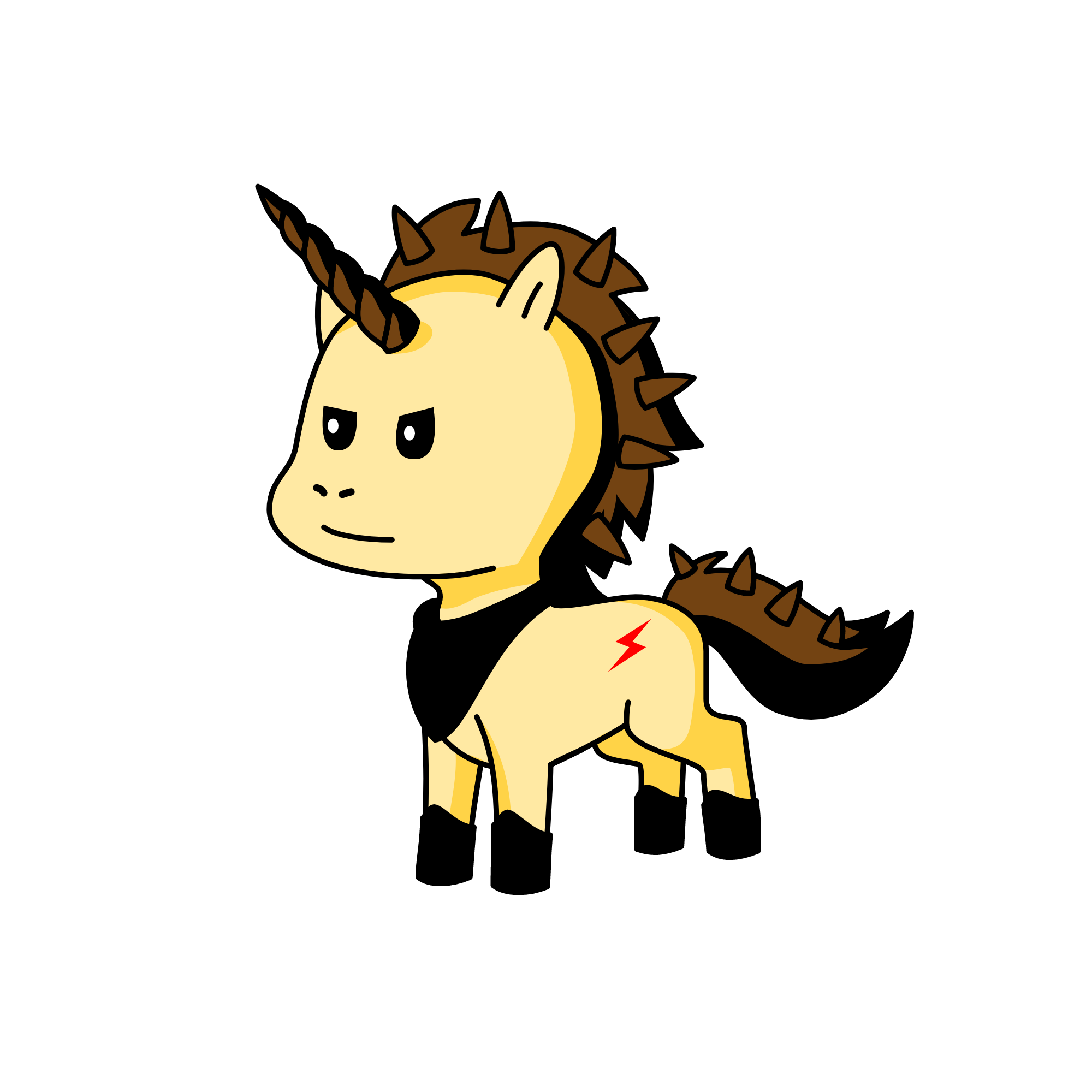 Horsey Potter, the unicorn