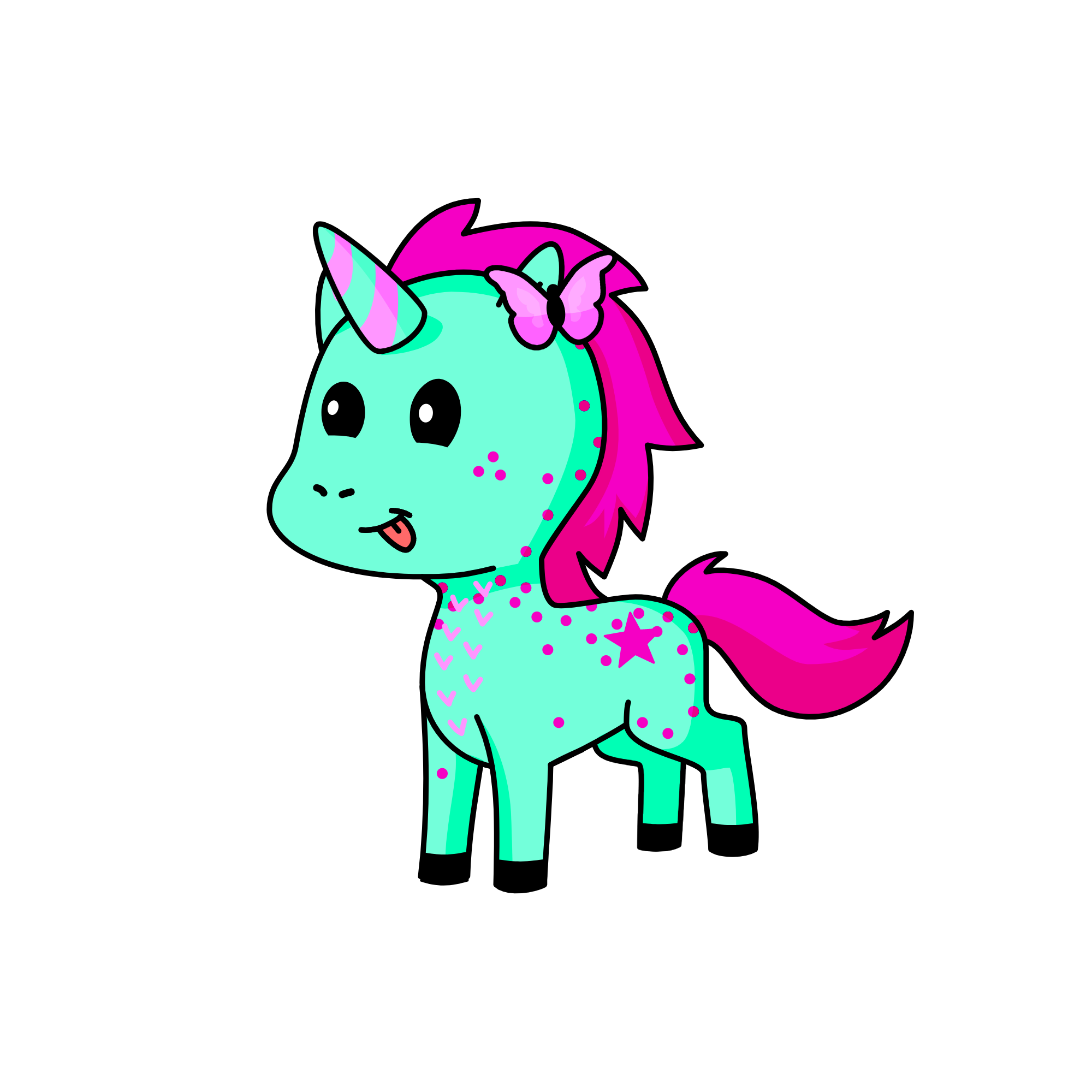 Joy, the unicorn