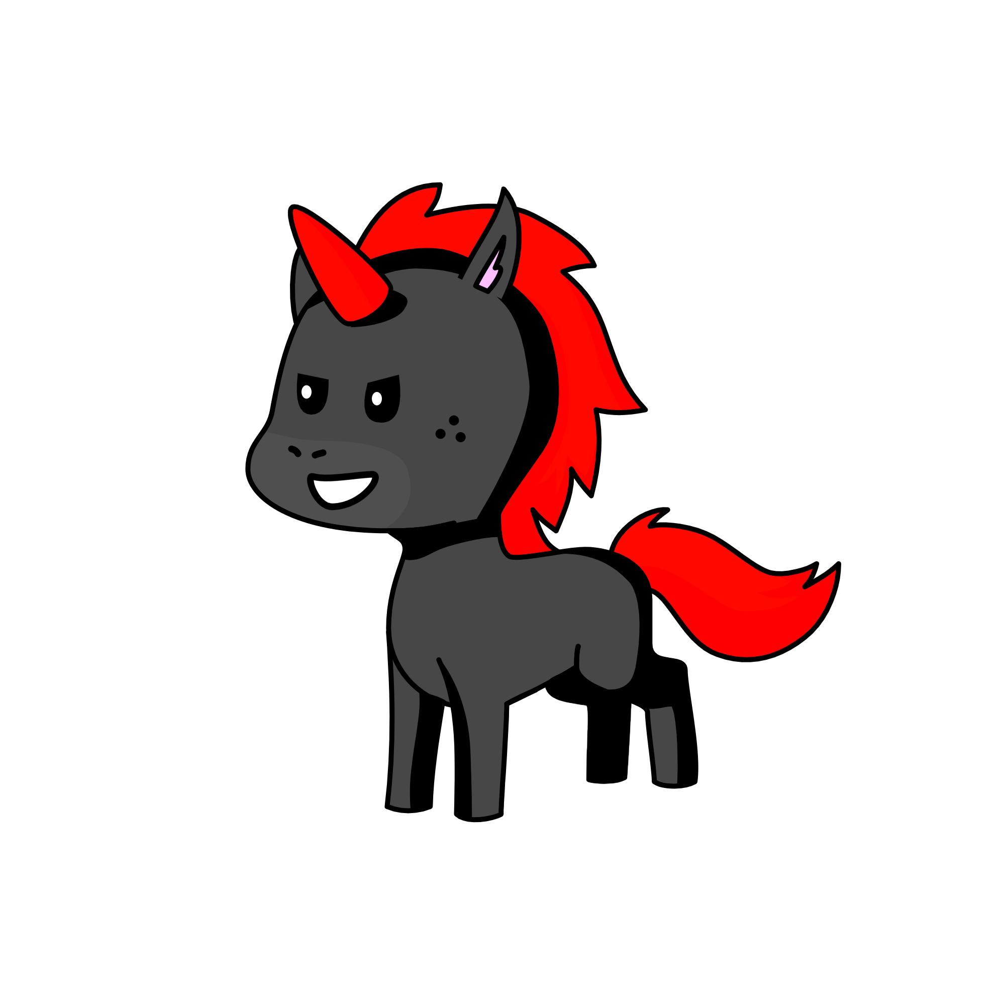 unicornio malo de adop me, the unicorn