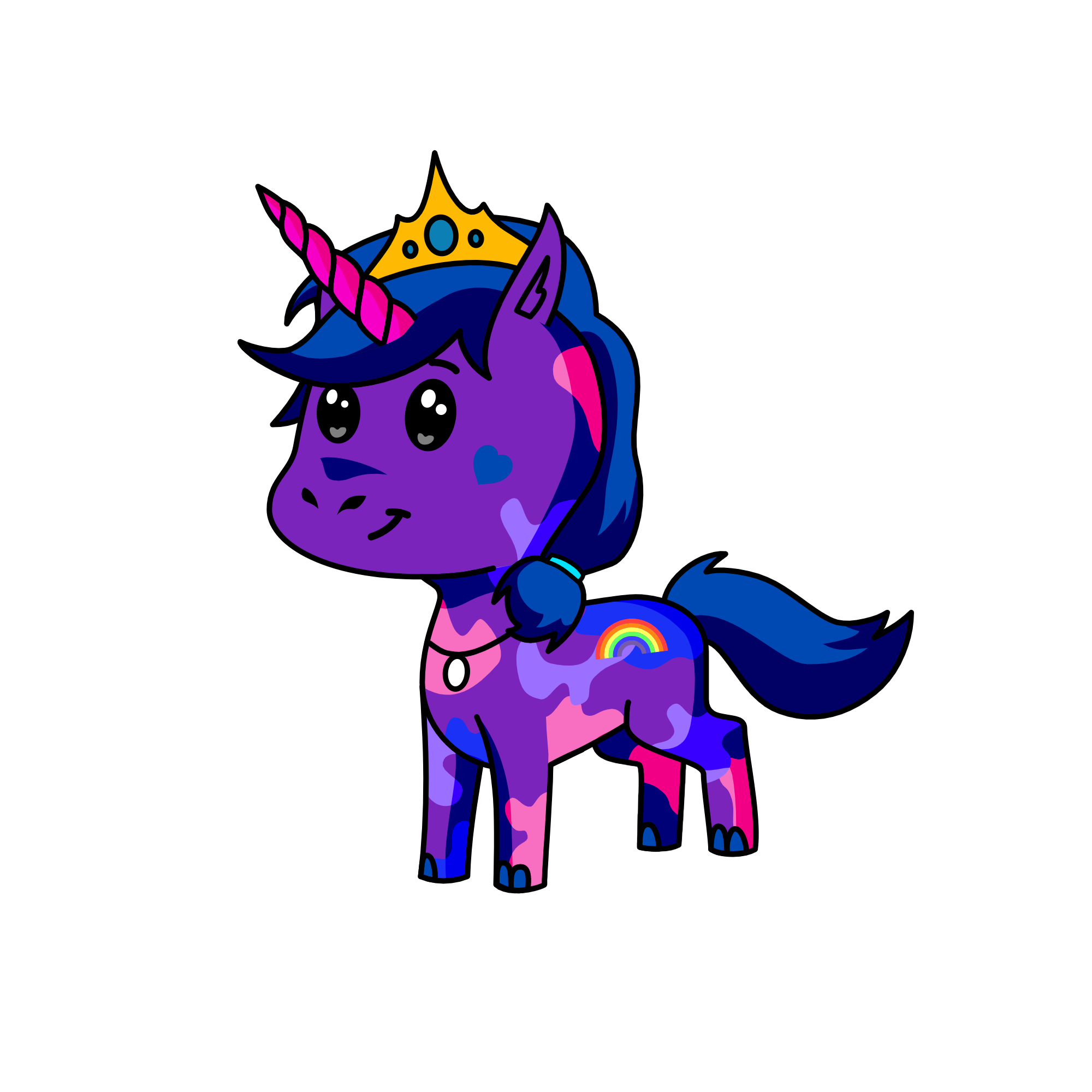 Happy, the unicorn