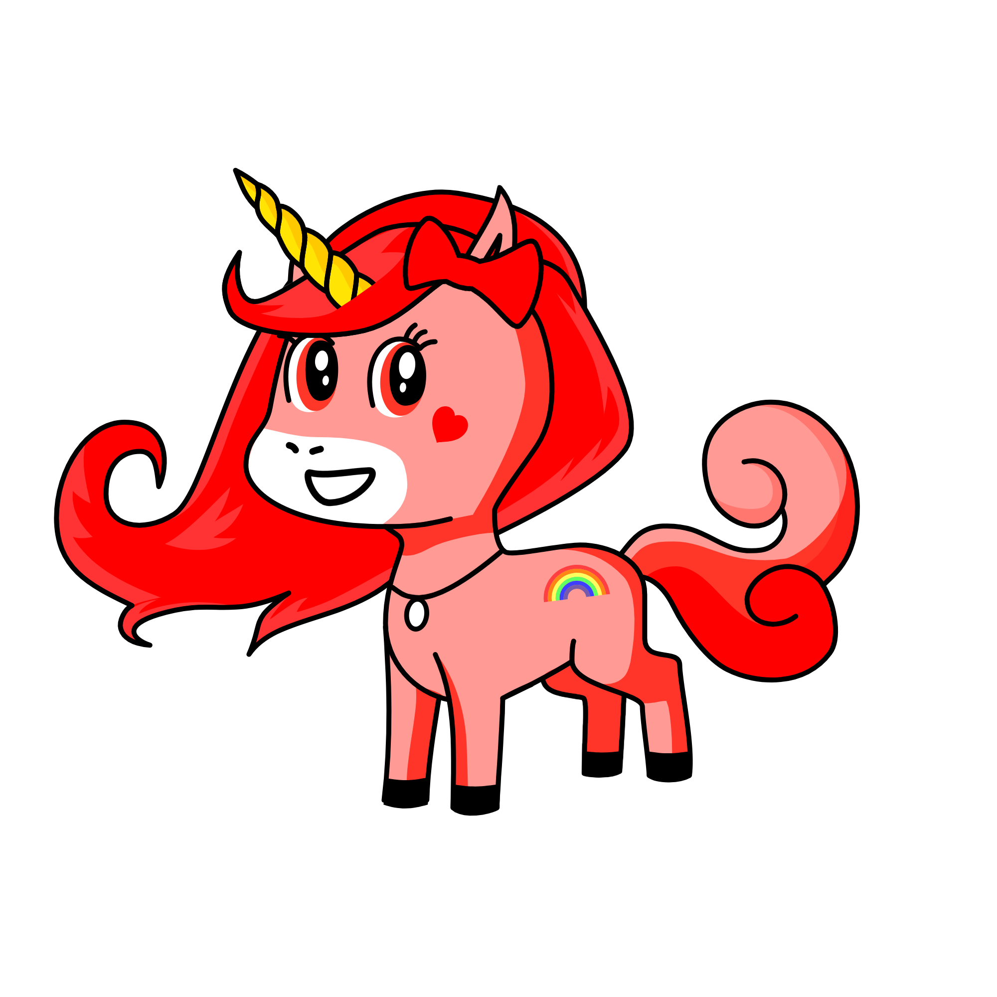 Red Head, the unicorn