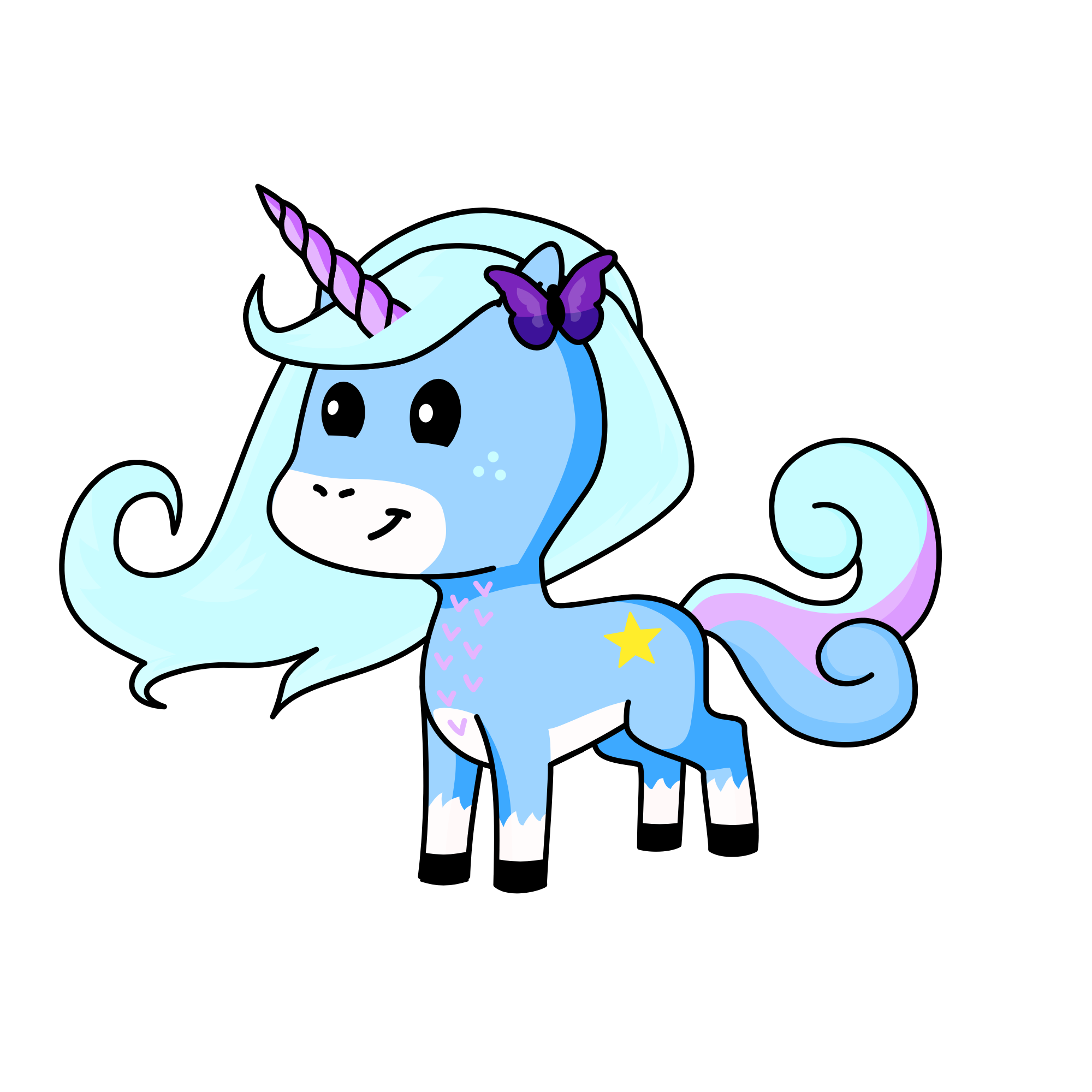 Night 💫, the unicorn