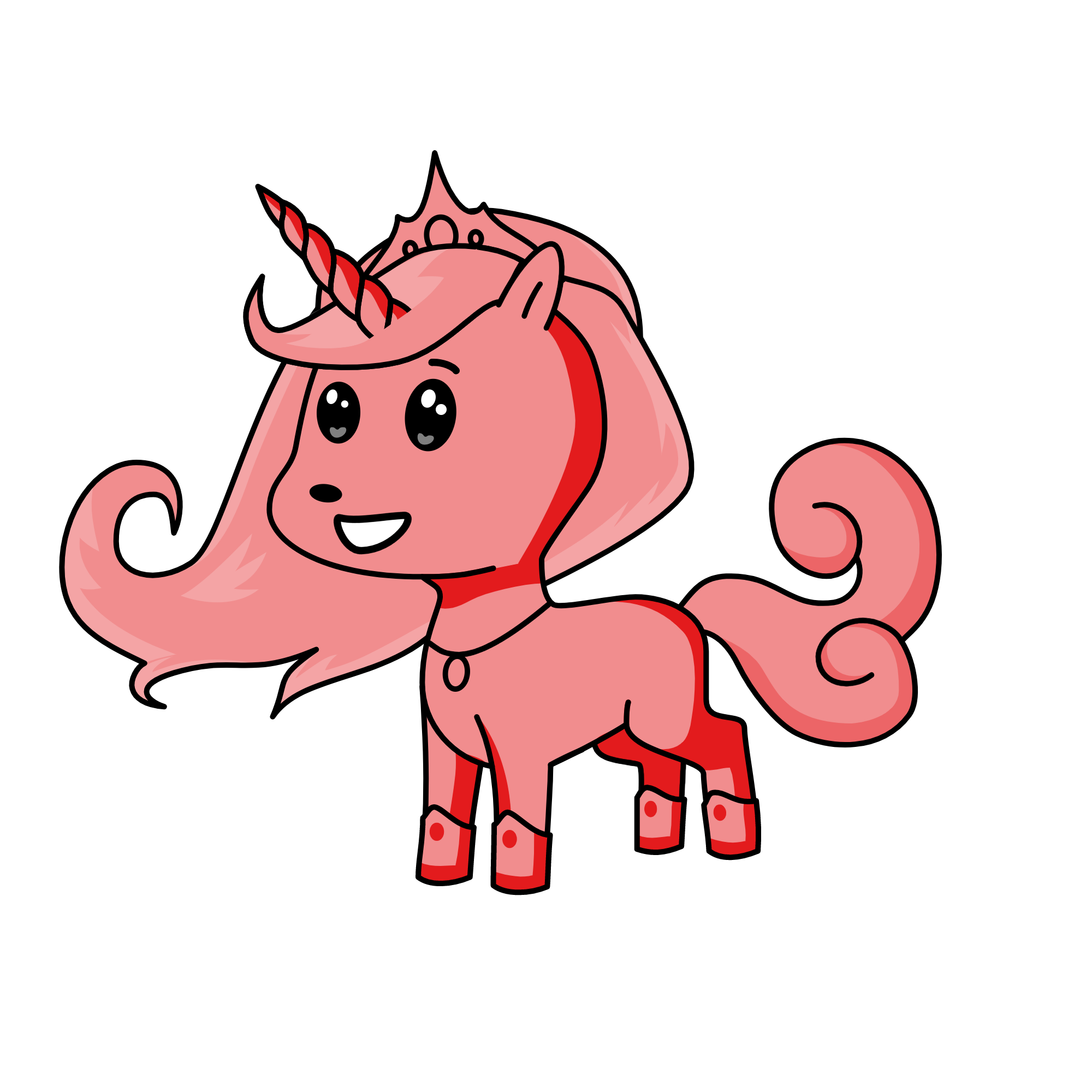 light pinky, the unicorn