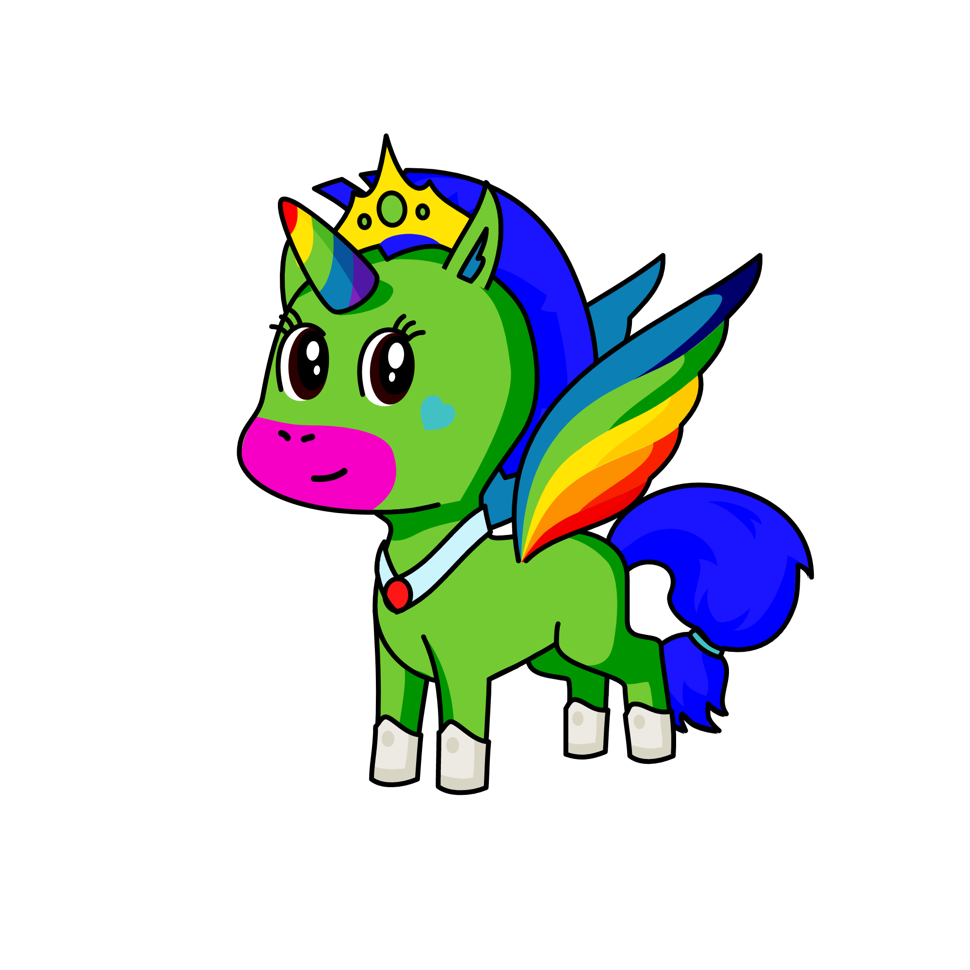 Mother Nature, the unicorn