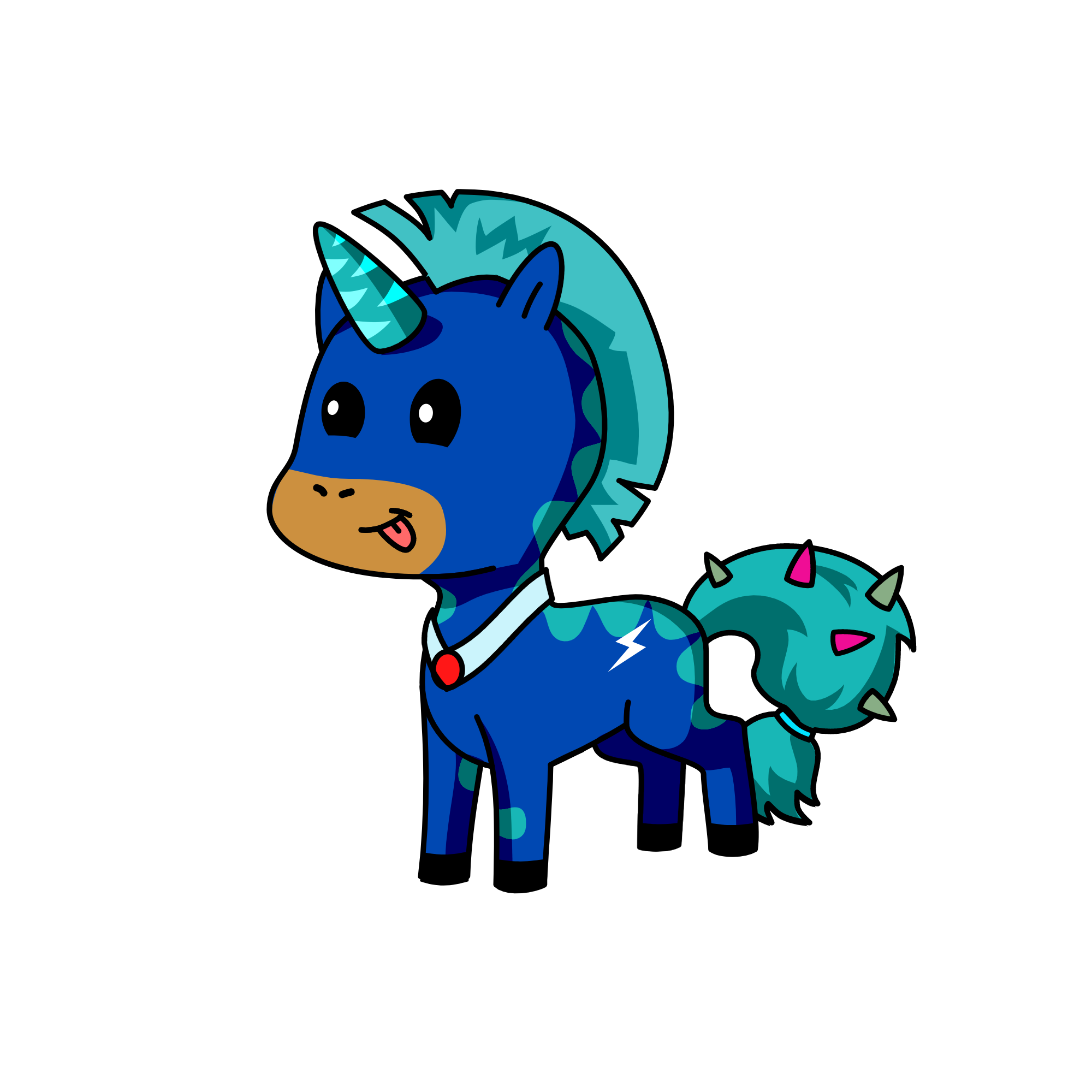 Dash, the unicorn